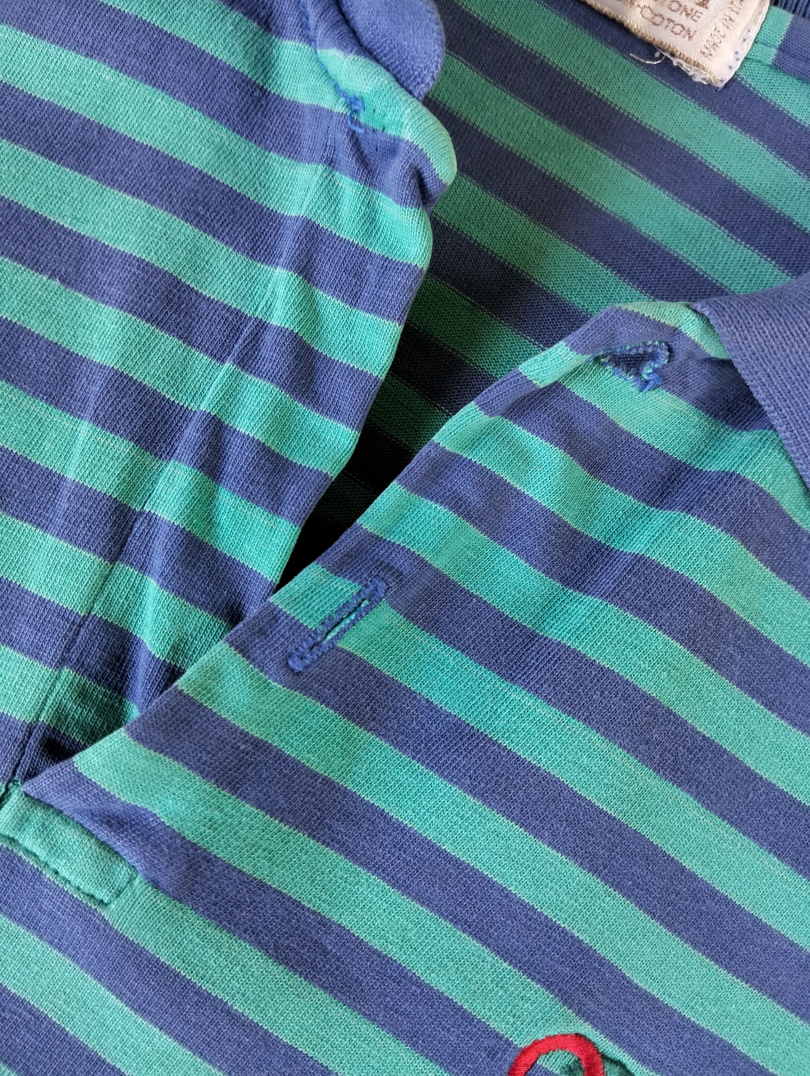 Gucci Vintage Gucci Striped Logo Polo Shirt Size US S / EU 44-46 / 1 - 5 Thumbnail