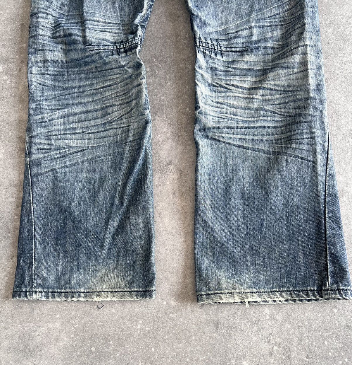 Vintage Vintage y2k BootCut Denim Pants Opium Avant Garde 00s Size US 36 / EU 52 - 5 Thumbnail