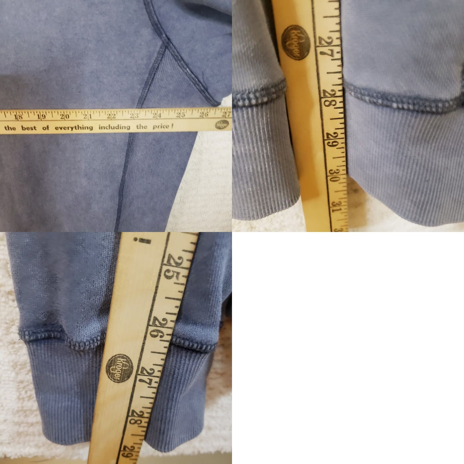 Vintage Surfside Supply Men's XL Blue Faded Long Sleeve Crewneck Sweatshirt Sweater Pullover Casual Size US XL / EU 56 / 4 - 10 Thumbnail