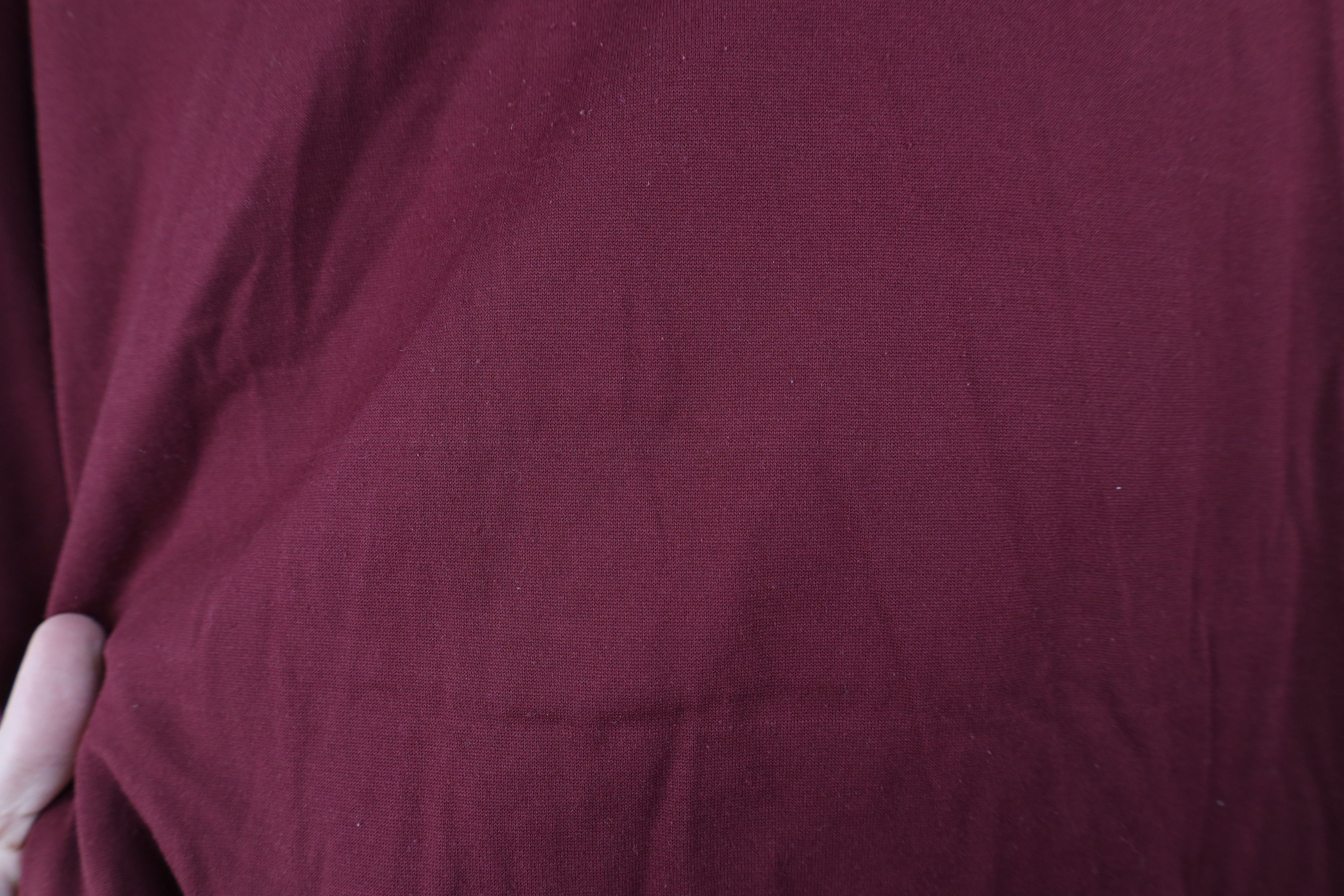 Vintage Vintage 90s Streetwear Knit Pullover Polo Shirt Burgundy Mob Size US XL / EU 56 / 4 - 11 Thumbnail