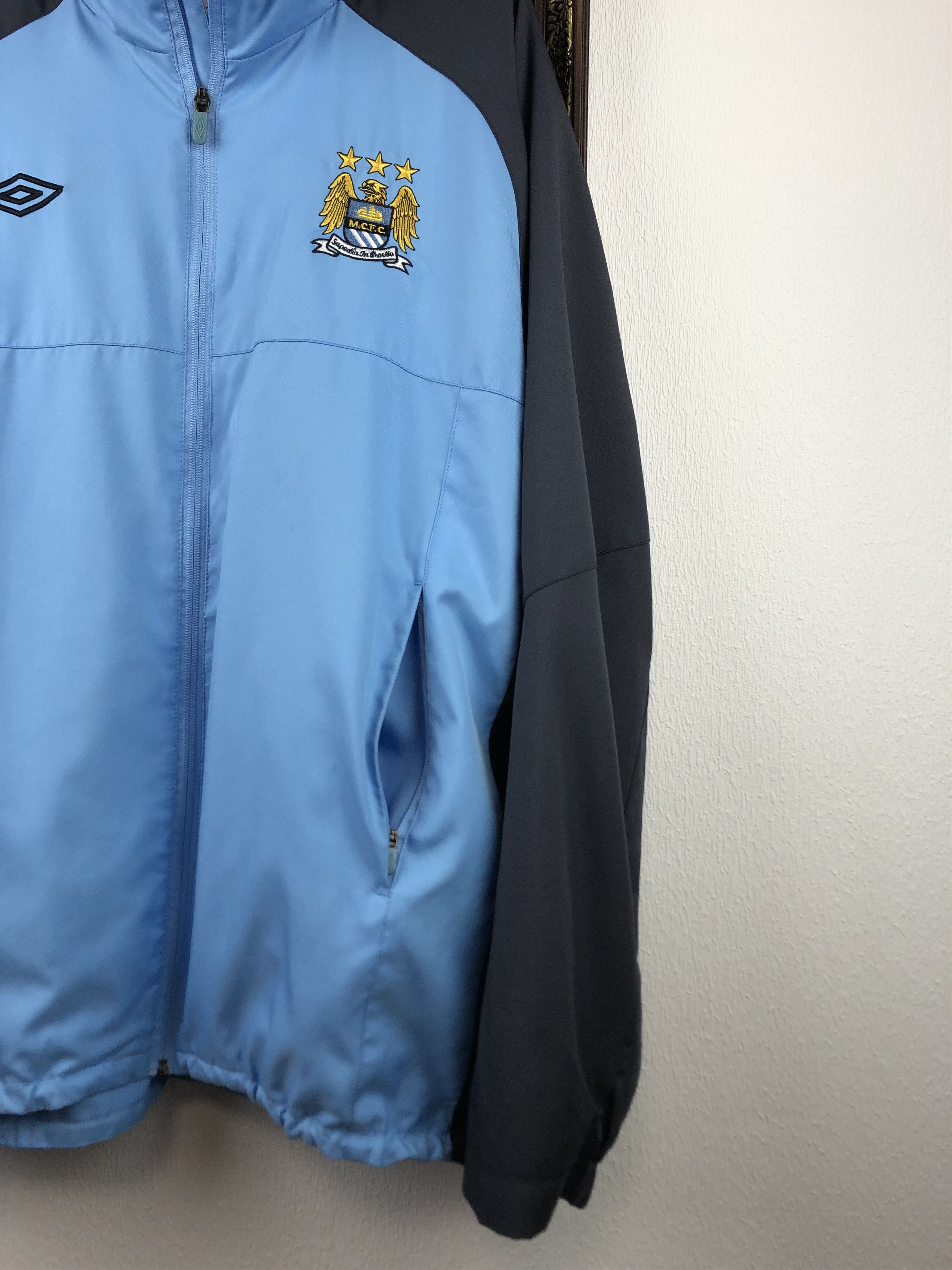 Nike Vintage Manchester City Football Jacket Windbreaker Blue Size US XL / EU 56 / 4 - 5 Thumbnail