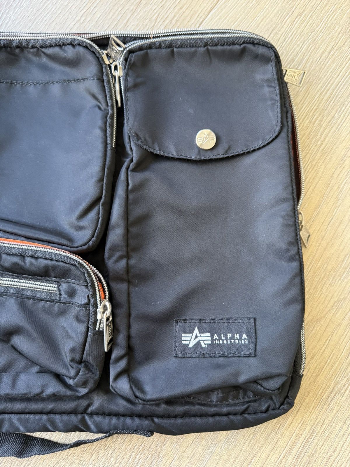 Alpha Industries Alpha Industries Nylon Multi Pocket Clutch Bag Size ONE SIZE - 3 Thumbnail