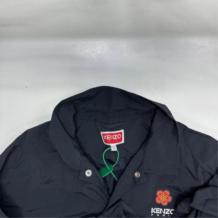Kenzo Kenzo Black Boke Flower Print Jacket -2507 Size US XL / EU 56 / 4 - 4 Thumbnail