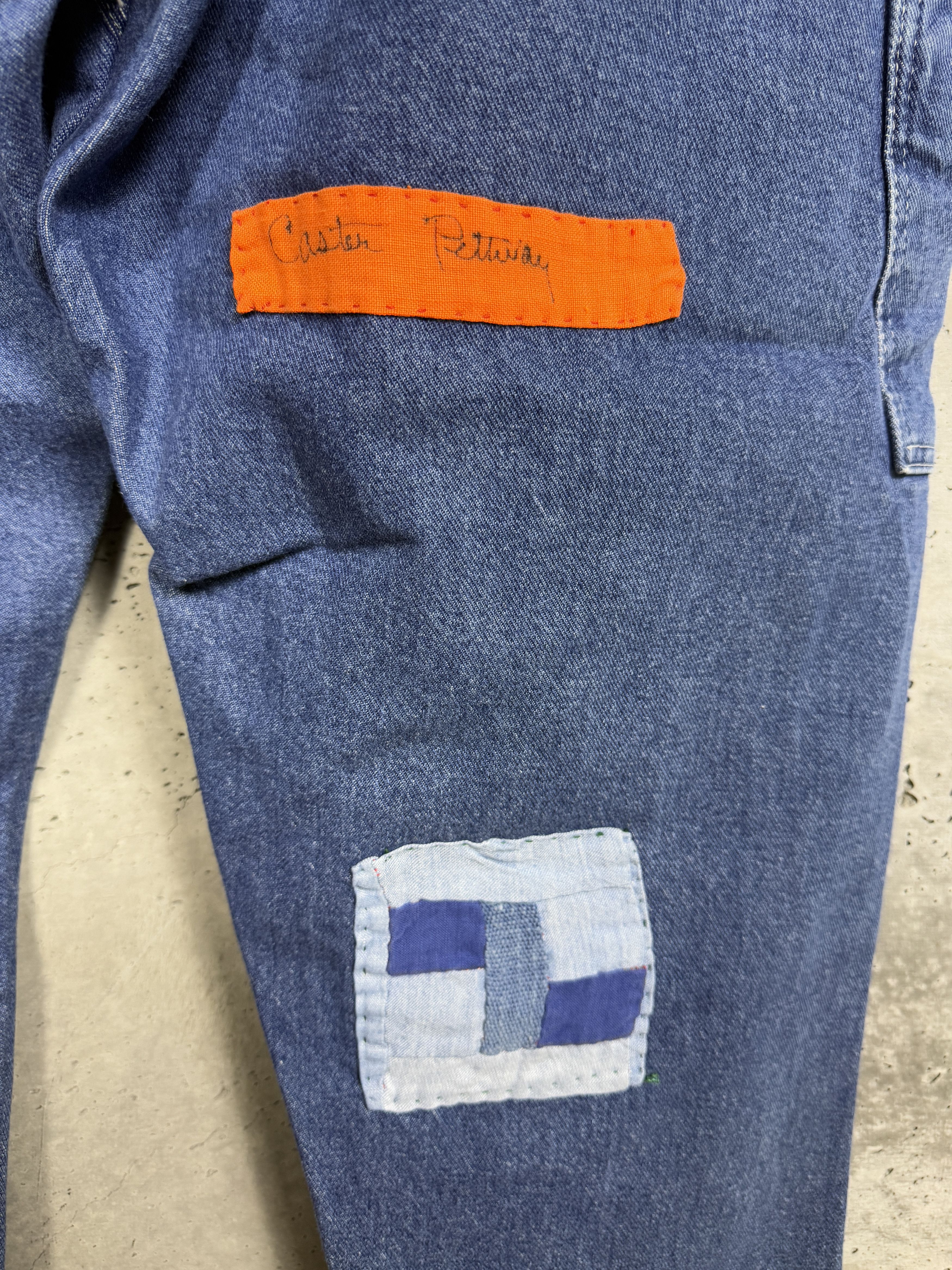 Greg Lauren Greg Lauren x Gees Bend Size 5 Patch Overall Lounge Pants Size US 38 / EU 54 - 10 Thumbnail