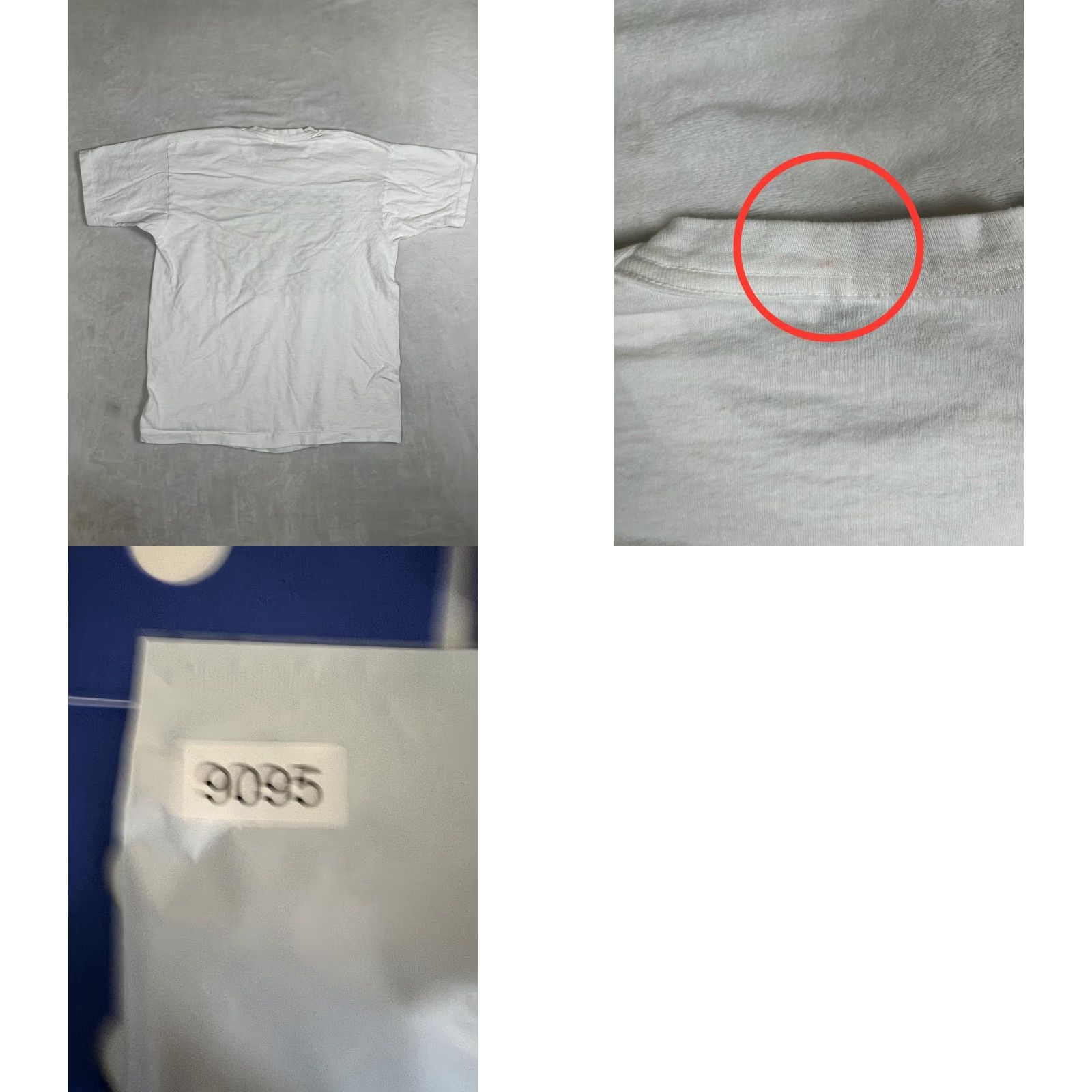 Fruit Of The Loom VINTAGE Les Chilis Shirt Mens XL White Dallas Chili Peppers Checkered 90s 1995 Graphic Print Crew Neck Short Sleeve Cotton T-Shirt Size US XL / EU 56 / 4 - 8 Thumbnail