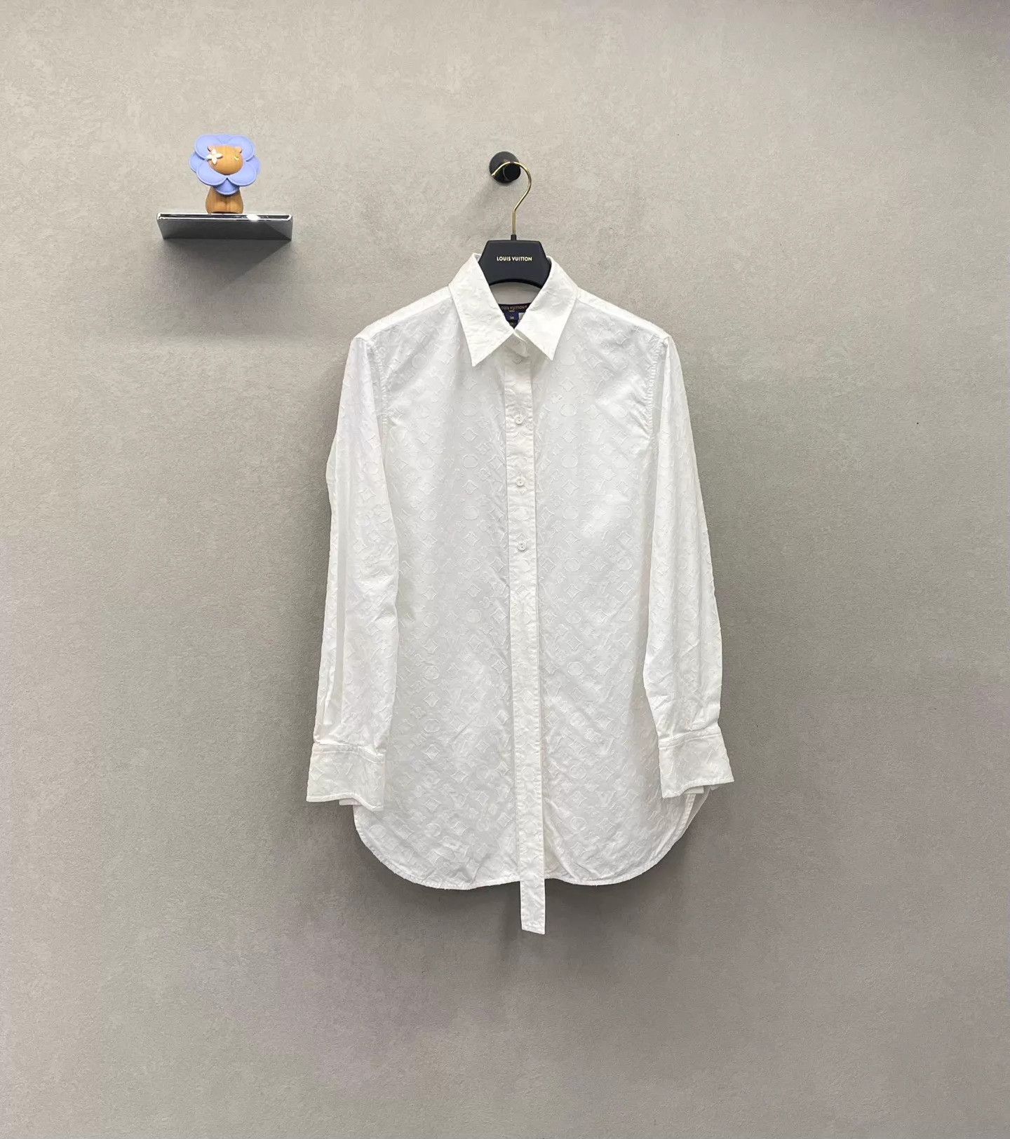 Louis Vuitton LV all-over print slim fit long-sleeve shirt 34 Size XS / US 0-2 / IT 36-38 - 3 Thumbnail
