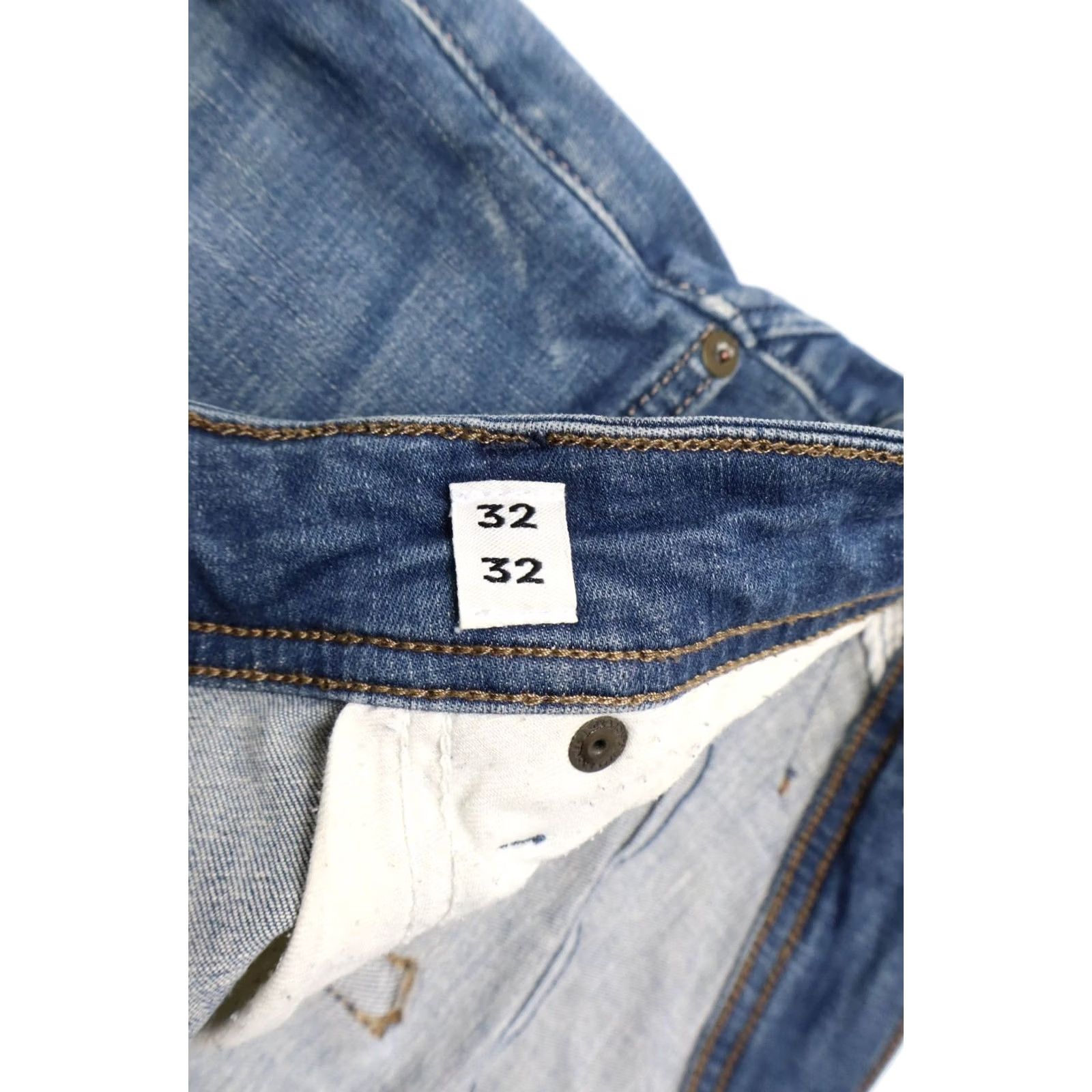 Jack & Jones JACK & JONES Slim Glenn Jeans Men's W32/L32 Faded Distressed Button Fly Stretch Jeans Size US 32 / EU 48 - 5 Thumbnail