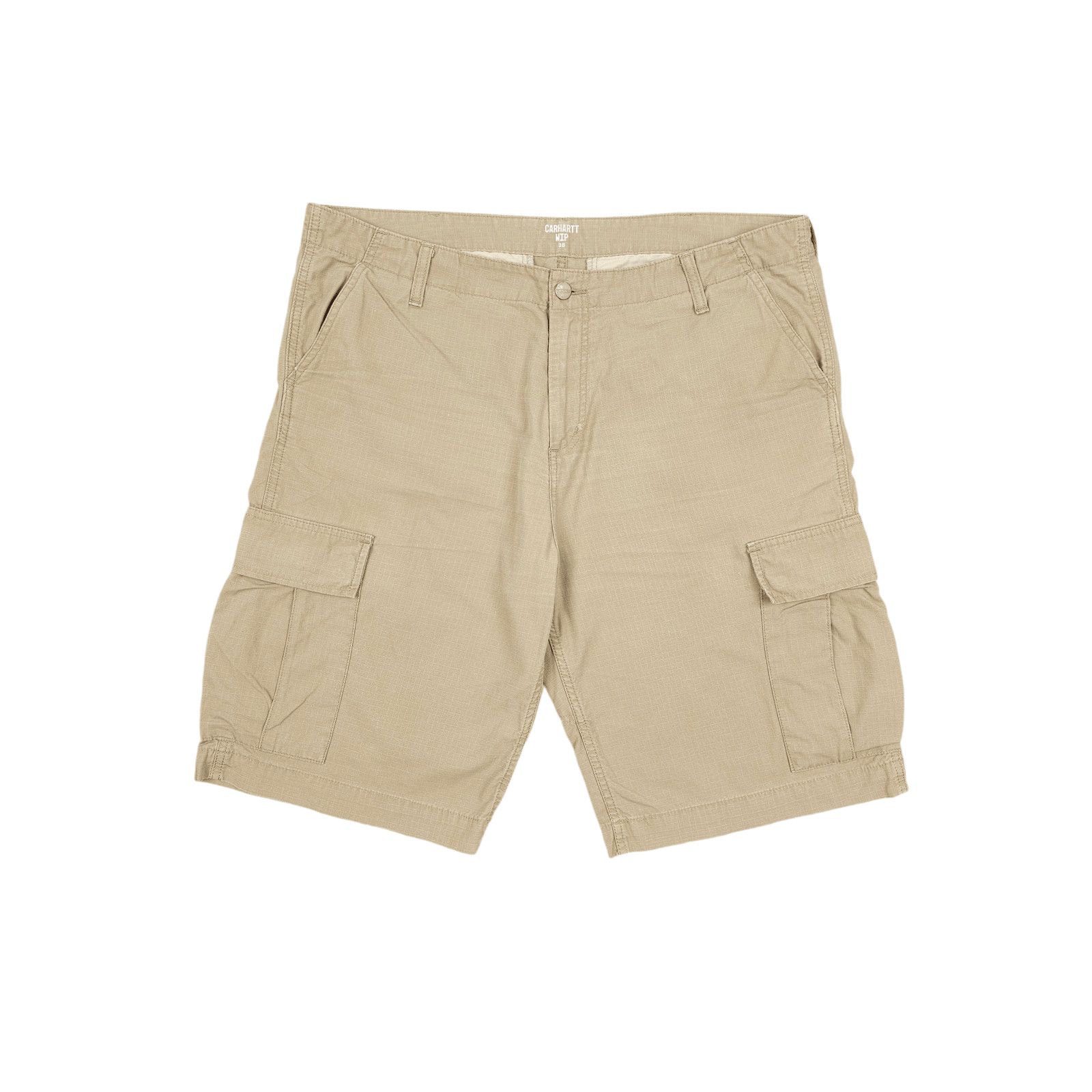 Carhartt × Carhartt Wip 💎 Size 38 Carhartt Cargo Bermuda Shorts Beige Y2K Vintage Size US 38 / EU 54 - 1 Thumbnail