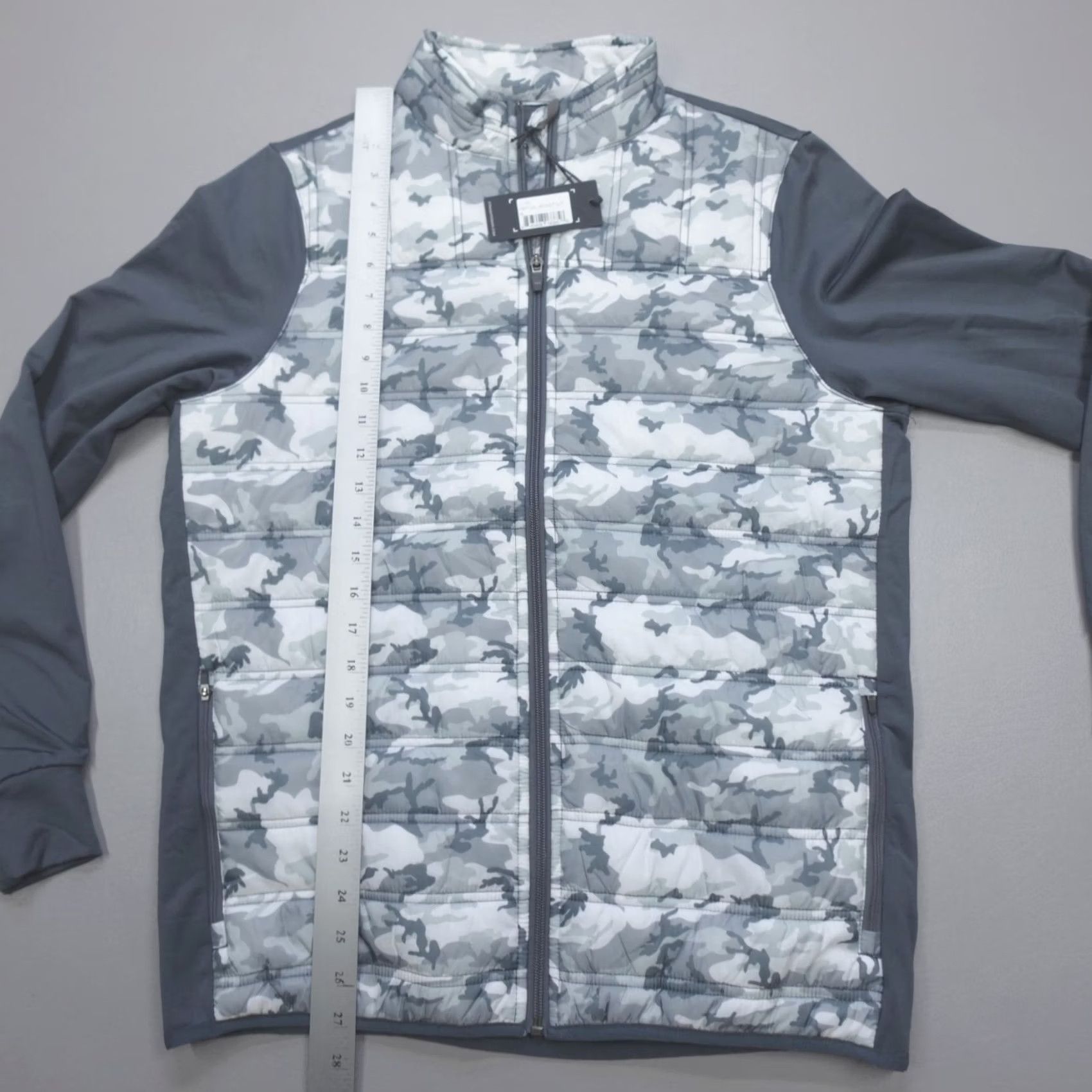 Vintage Straight Down Patton Jacket Full Zip Camo Grey 60380 Men's Size S Size US S / EU 44-46 / 1 - 7 Thumbnail