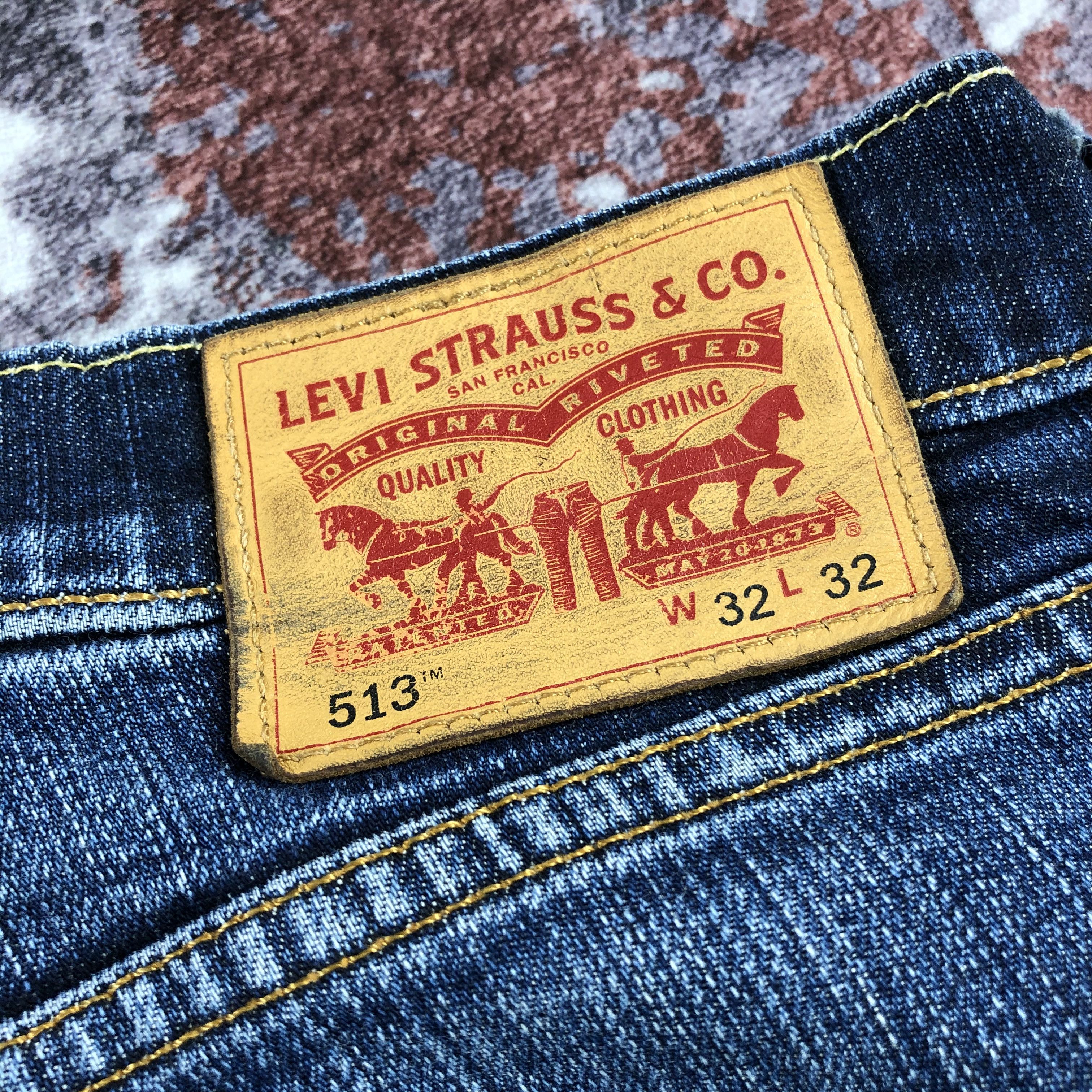Levi's × Vintage Vintage Blue Wash Levis 513 Jeans-JM2568 Size US 33 - 5 Thumbnail