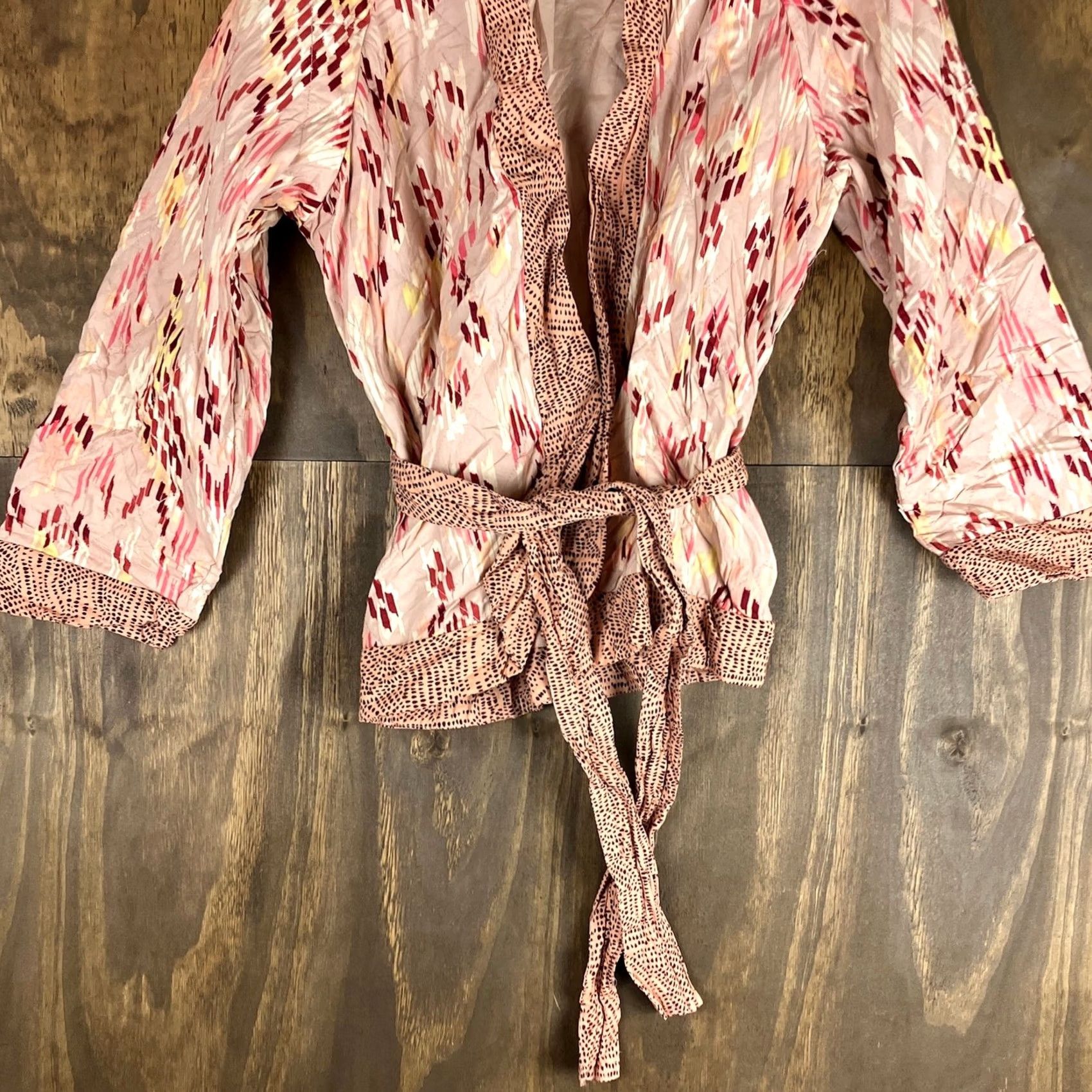 Express Express Womens Jacket Multicolor Quilted Open Front Belted Cotton Blend Small Jacket Blazer Womens Medium? Size S / US 4 / IT 40 - 5 Thumbnail