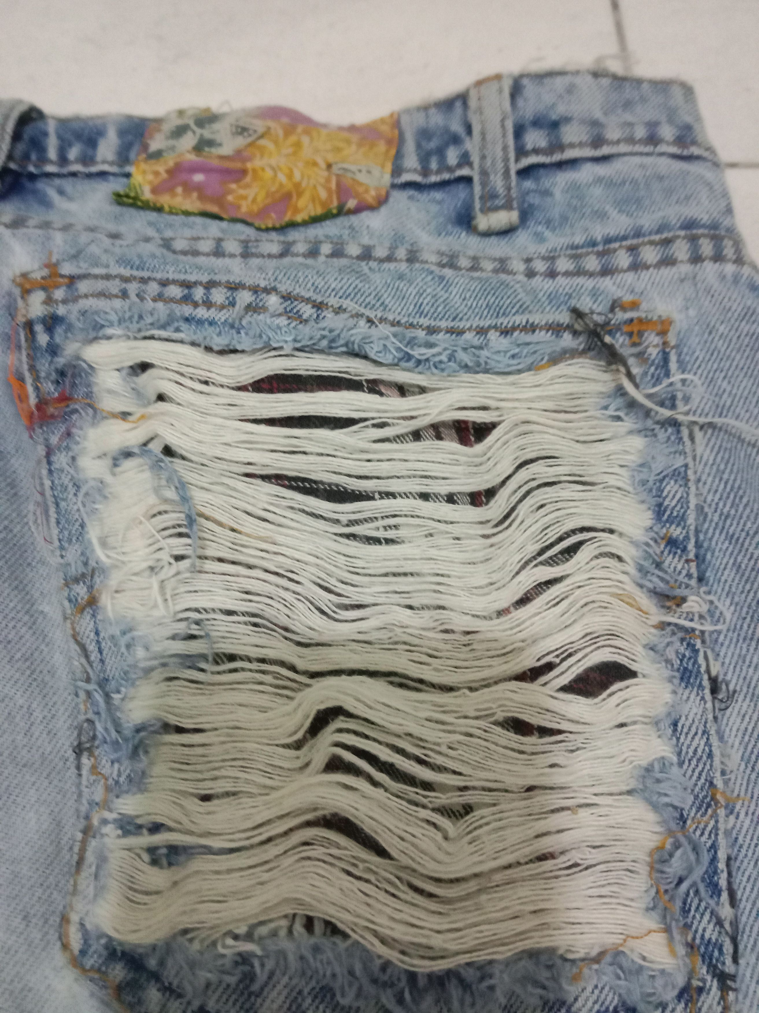 Hysteric Glamour Rare Distressed Denim vintage Levis Size US 34 / EU 50 - 2 Thumbnail