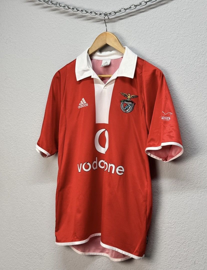 Adidas Adidas Benfica 2004 Spain Soccer Jersey Vintage Size US S / EU 44-46 / 1 - 1 Thumbnail