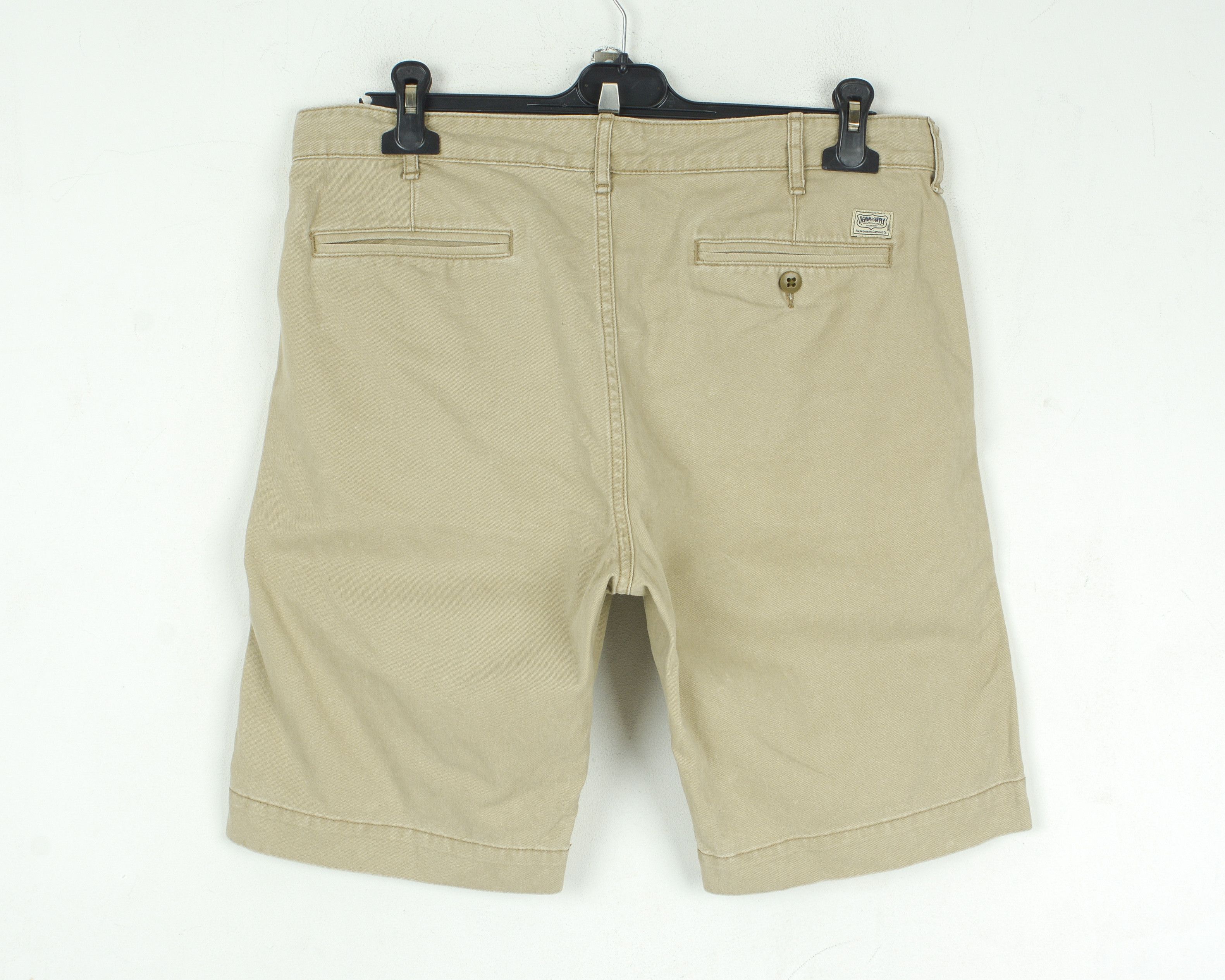 Polo Ralph Lauren RALPH LAUREN Mens W32 Beige Shorts Bottoms Capri Bermudas Size US 32 / EU 48 - 3 Thumbnail