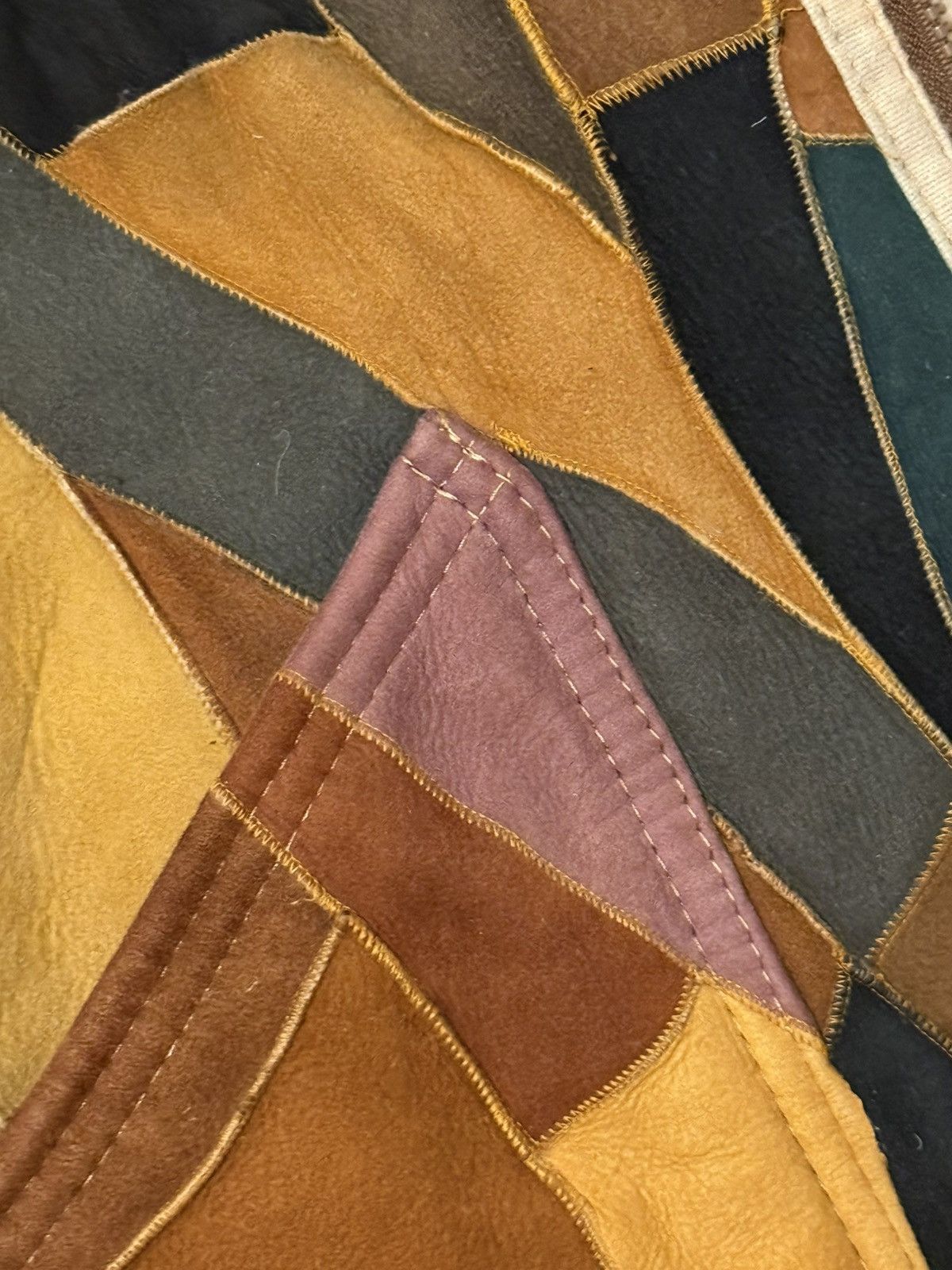 Other Rare Theo Muratidis Original Shearling Patchwork Vest Vintag Size US L / EU 52-54 / 3 - 6 Thumbnail