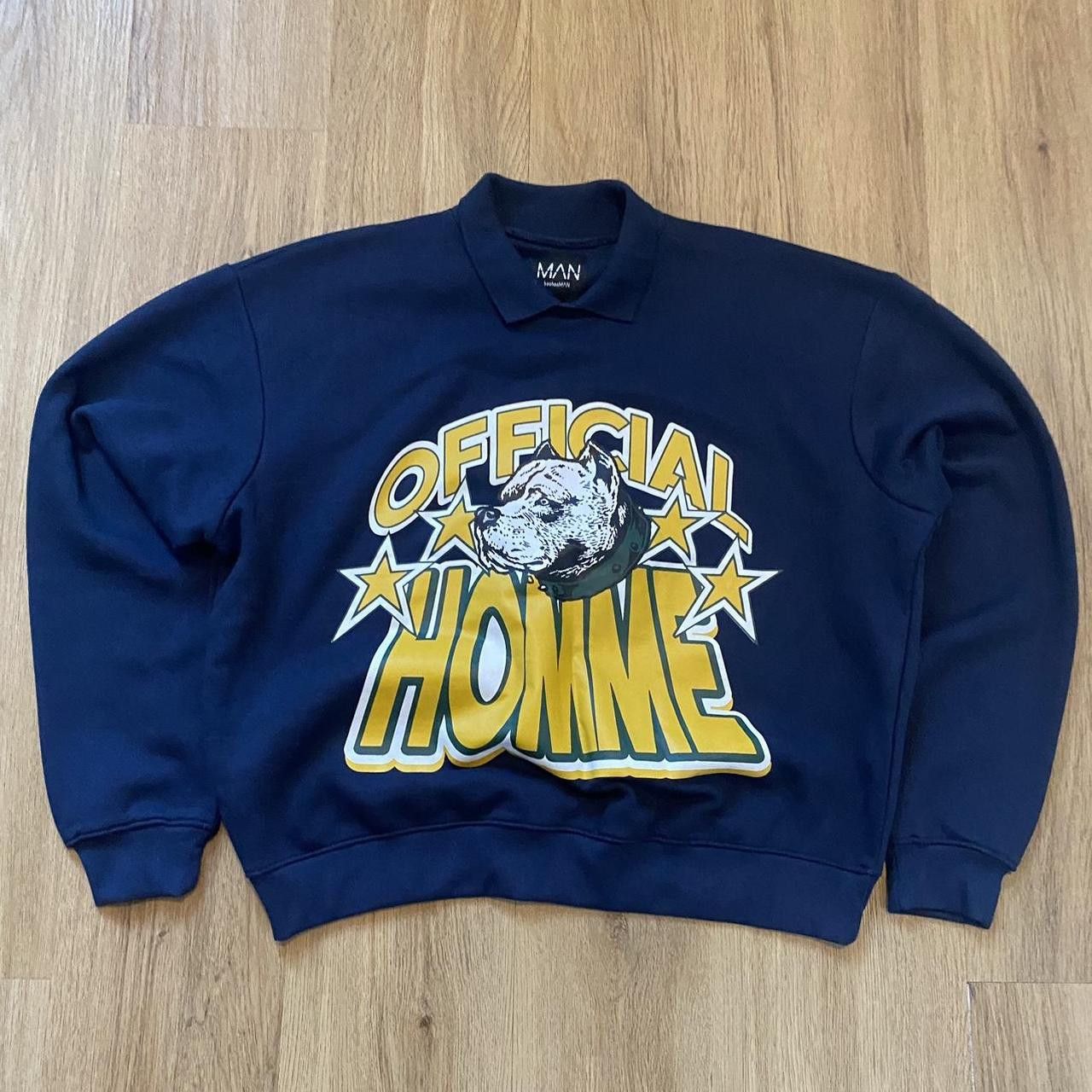 Other American Pit Bull Terrier Navy and yellow Polo Boxy Size US S / EU 44-46 / 1 - 1 Thumbnail
