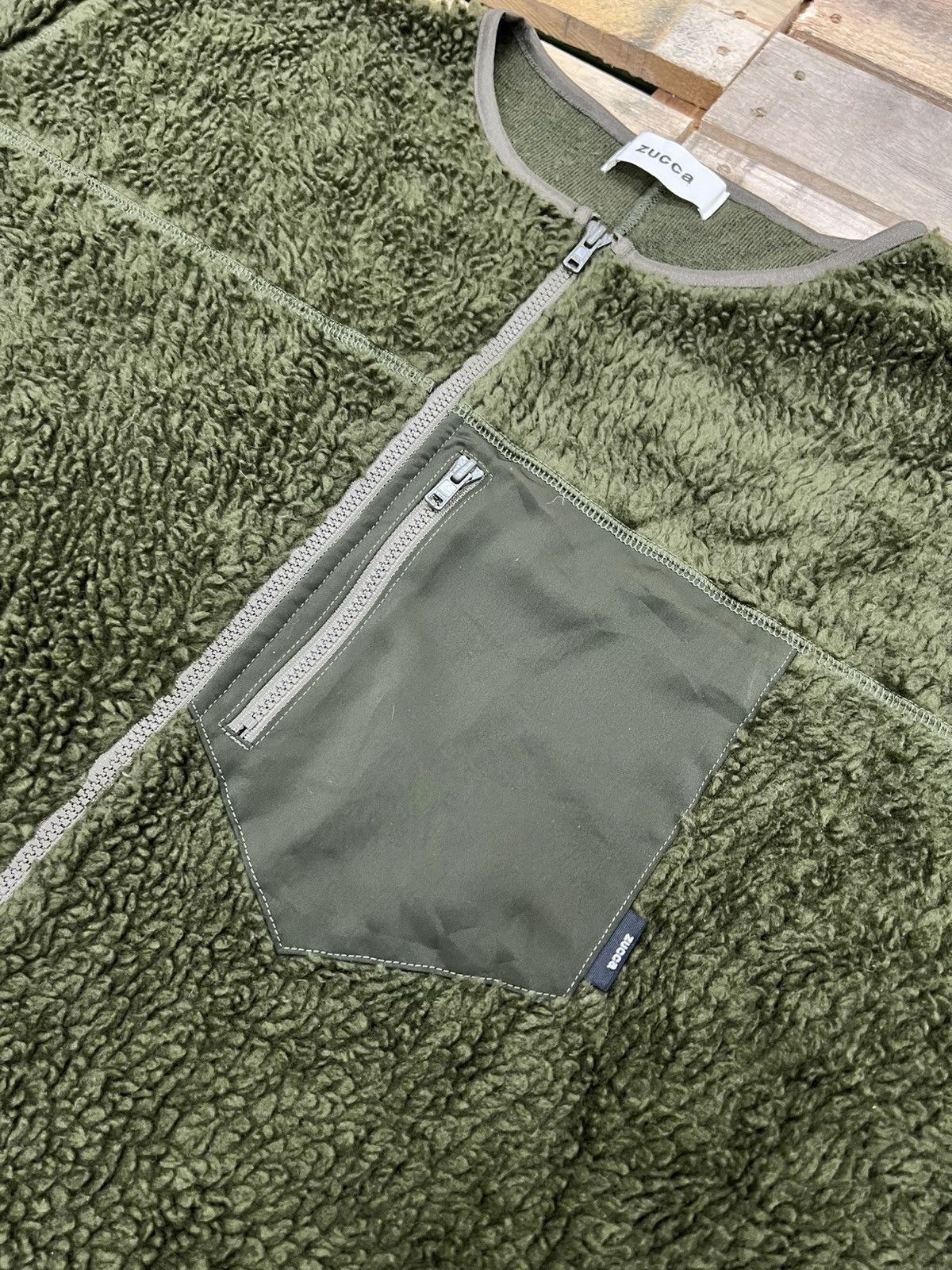 Zucca Zucca Green Deep Pile Fleece Size US M / EU 48-50 / 2 - 4 Thumbnail