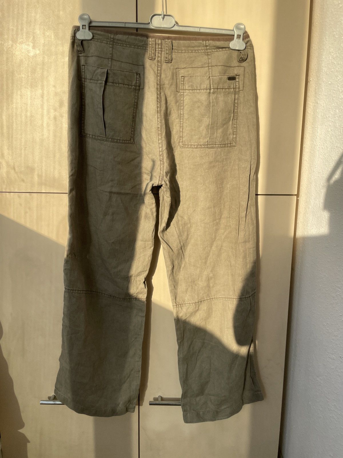 Ted Baker Ted Baker Linen Wide Pants Khaki Size US 32 / EU 48 - 4 Thumbnail