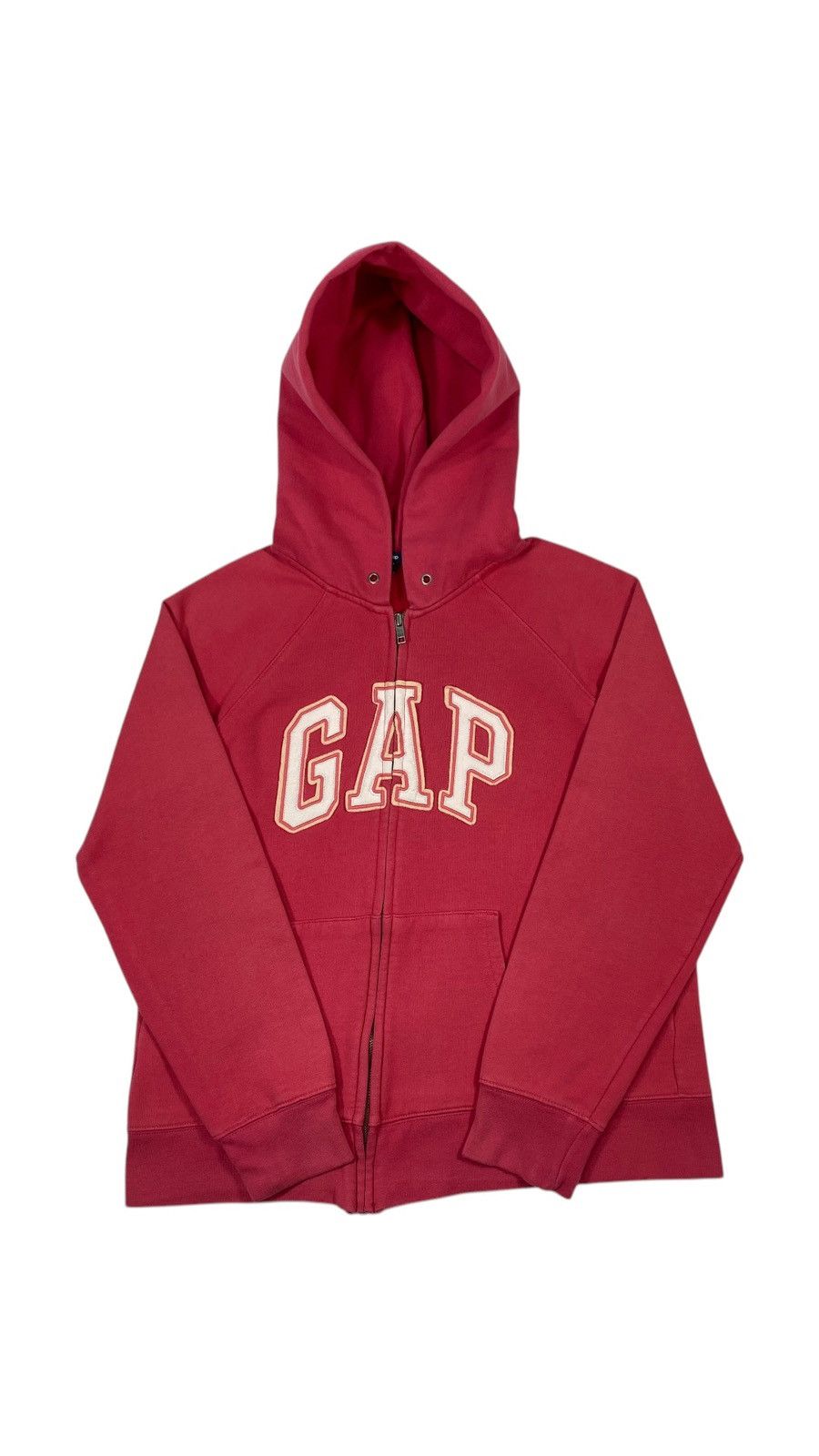 Gap Y2K Gap Zip Pink Hoodie Size L / US 10 / IT 46 - 1 Thumbnail