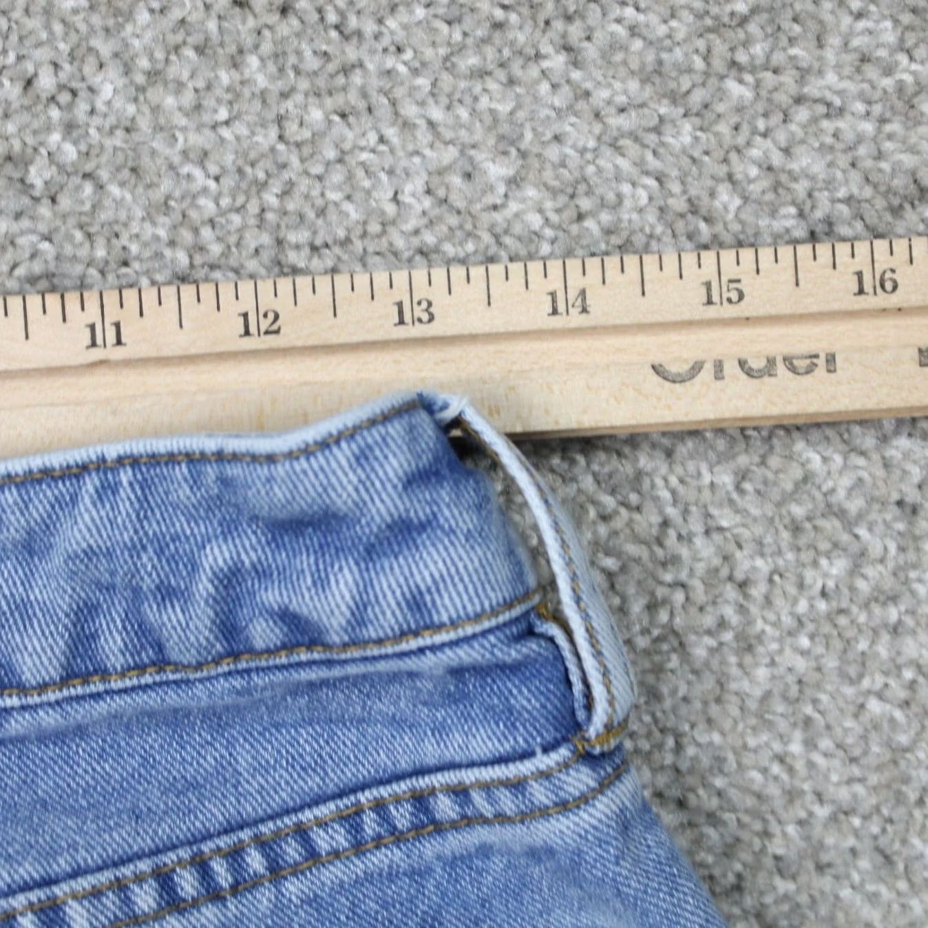 Pacsun PACSUN Mom Jeans Womens 26 Blue Patchwork Cotton Straight Leg 2 Tone 26" inseam Jeans 90s Womens Size 26" / US 2 / IT 38 - 7 Thumbnail