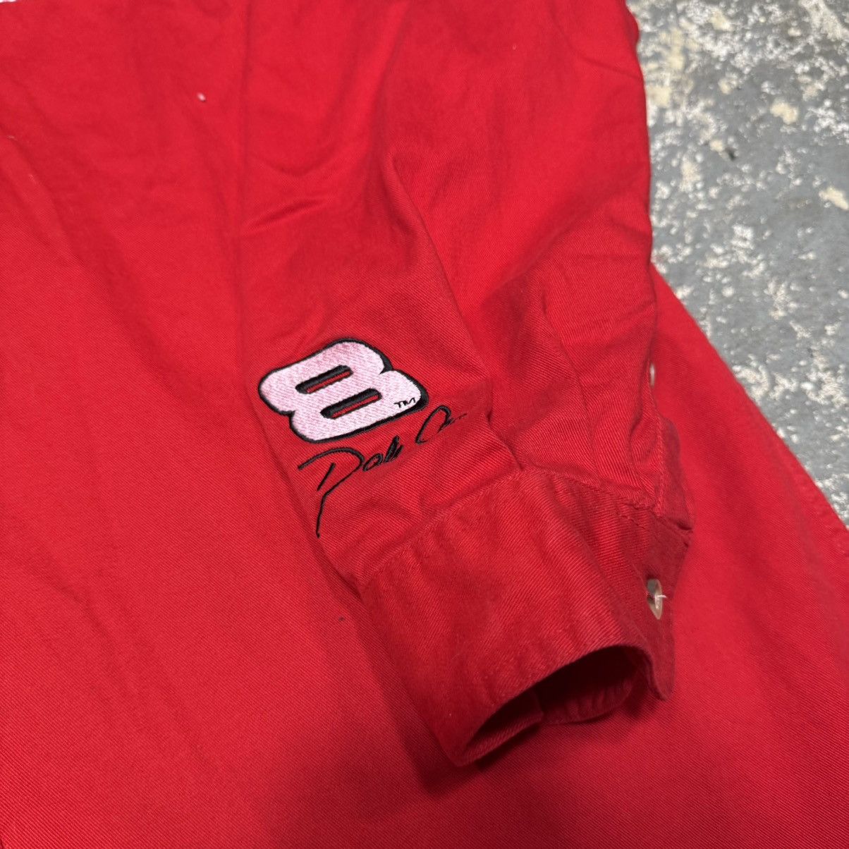 NASCAR Vintage Budweiser Racing Red Botton Up Nascar Shirt Size US XL / EU 56 / 4 - 10 Thumbnail