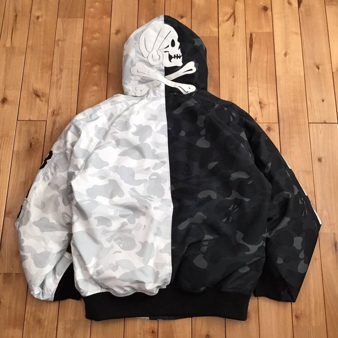 Bape × Neighborhood Neighborhood BAPE camo shark full zip hoodie Down Jacket APE Size US M / EU 48-50 / 2 - 2 Thumbnail
