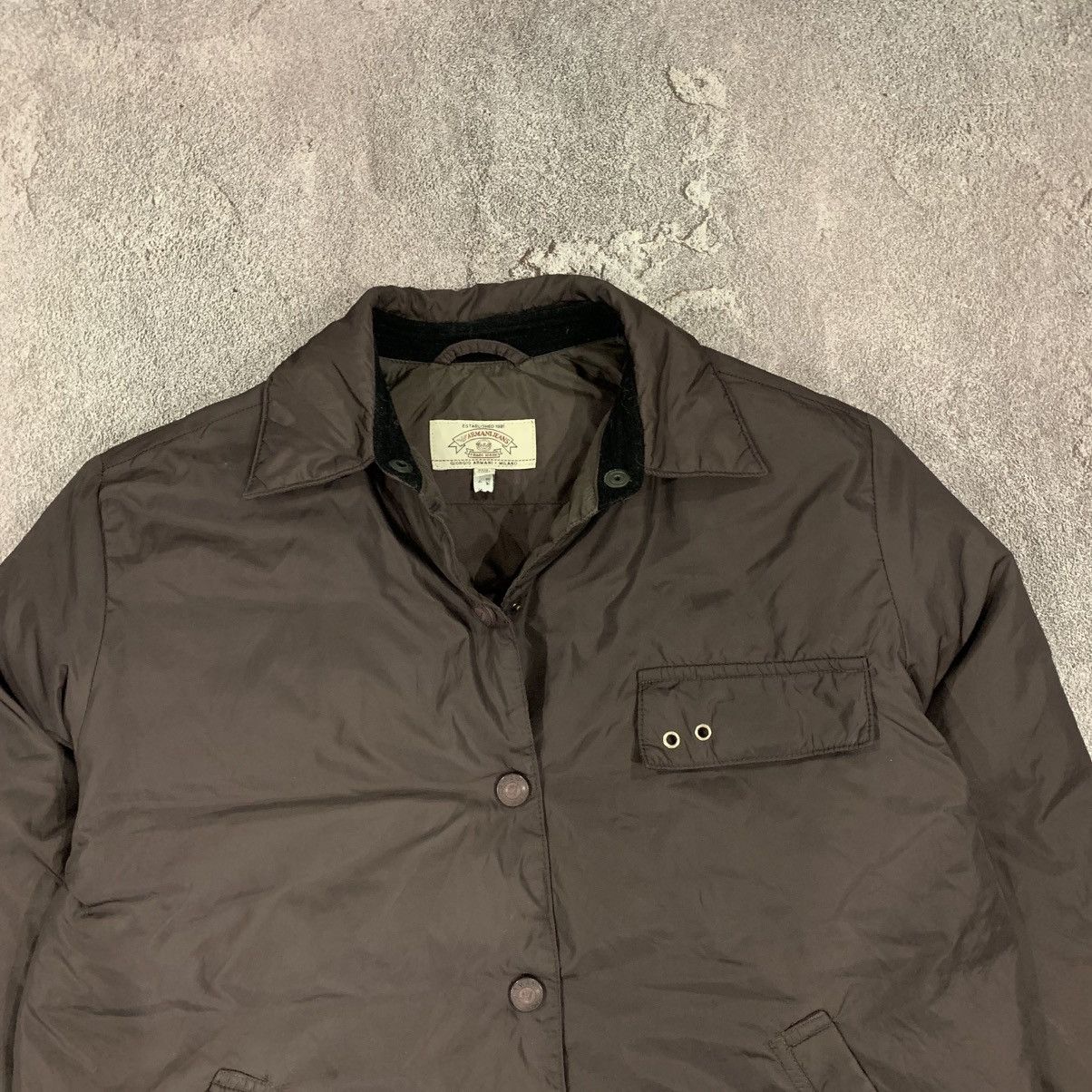 Armani Vintage Armani Jeans Puffer Jacket Size 38 EU 4 US Size XS / US 0-2 / IT 36-38 - 4 Thumbnail