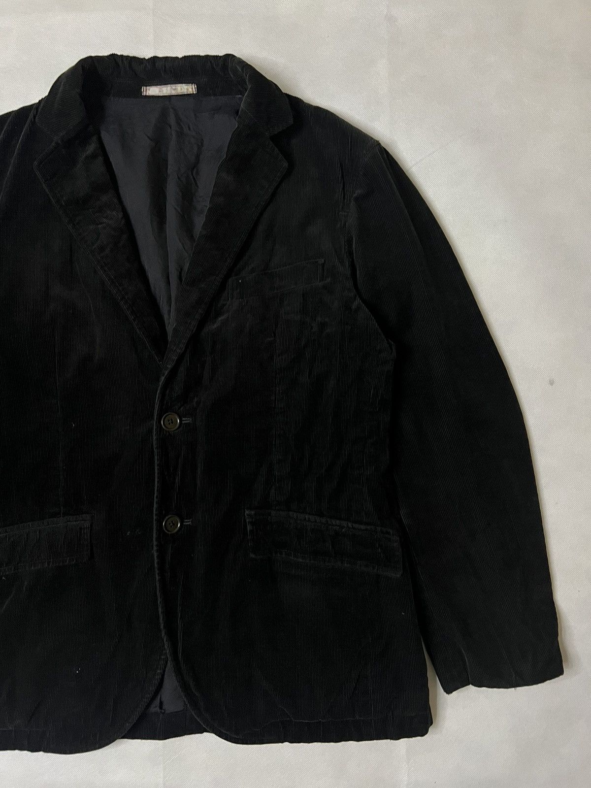 Designer × Paul Smith Paul Smith Black Corduroy Blazer Size 38R - 6 Thumbnail