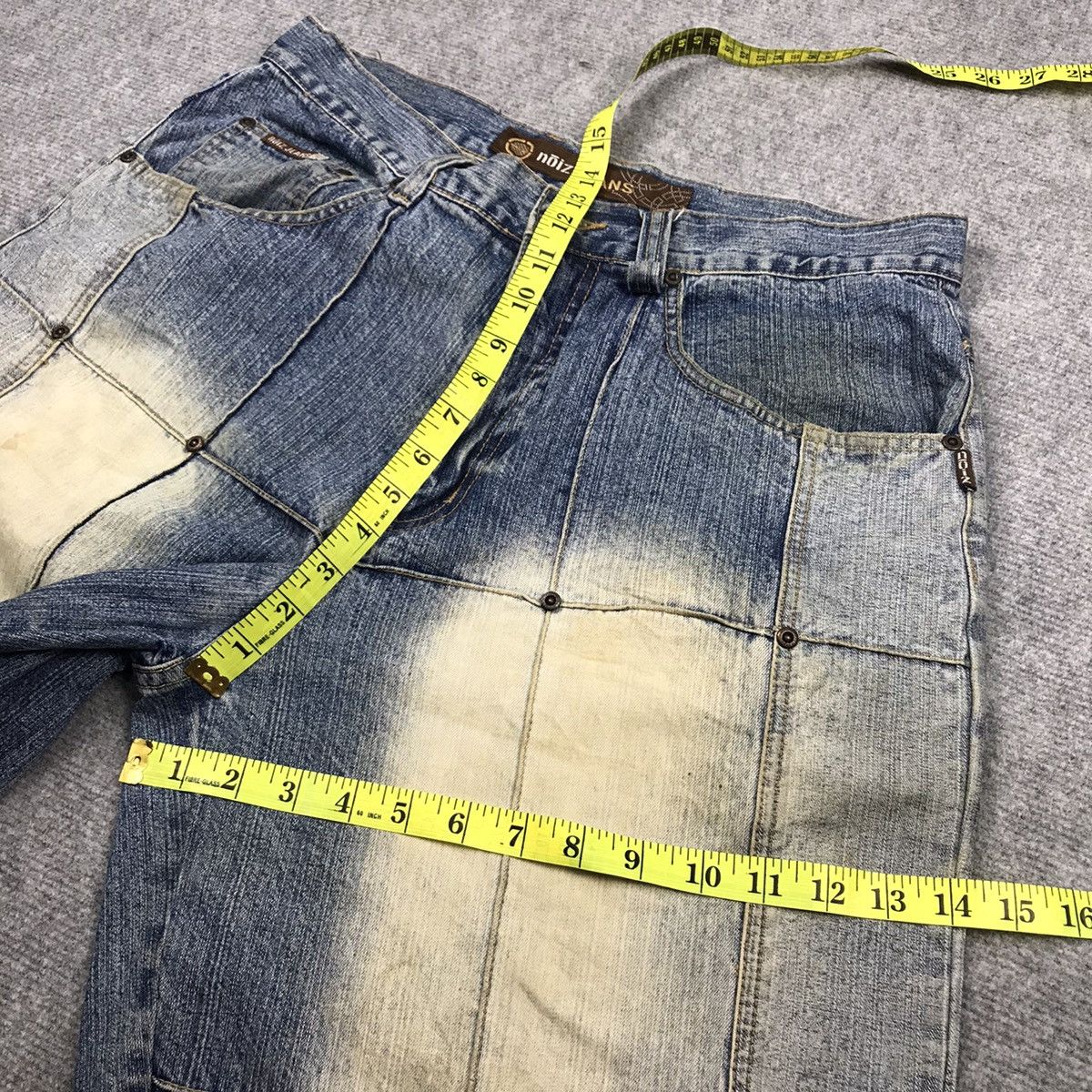 Japanese Brand BAGGY🔥NOIZ JEANS DENIM FADED JAPANESE STYLE PANTS Size US 32 / EU 48 - 21 Thumbnail