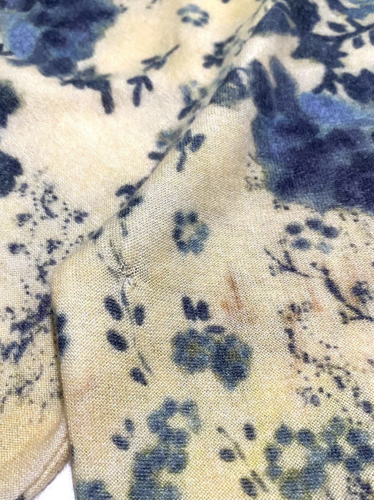 Loro Piana LORO PIANA BLUE EYES FLORAL CASHMERE SILK SWEATERS Size L / US 10 / IT 46 - 9 Thumbnail