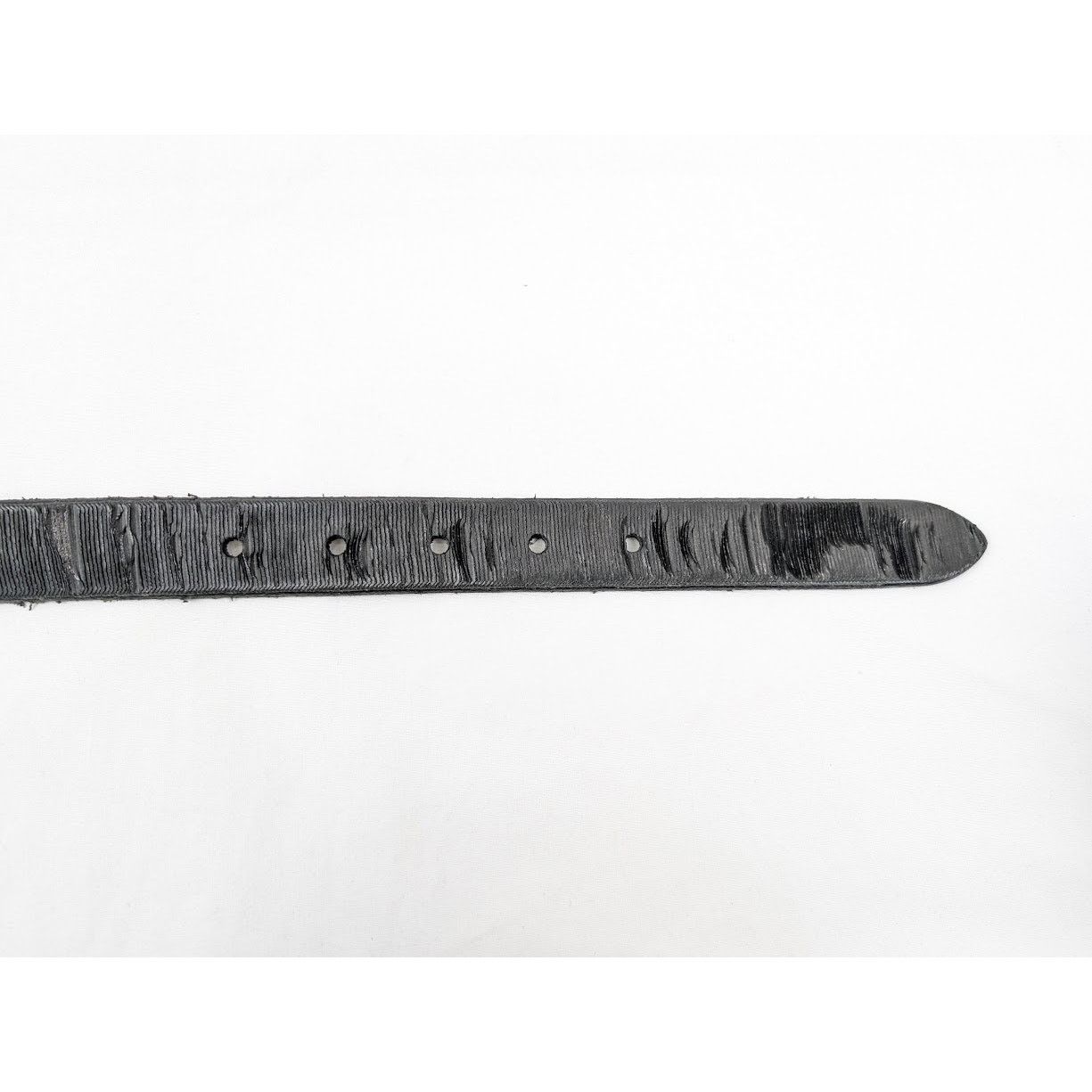 Saint Laurent Paris o1rshd1 Size: 90 CM / Distressed Python Belt in Black Size 36 - 8 Thumbnail