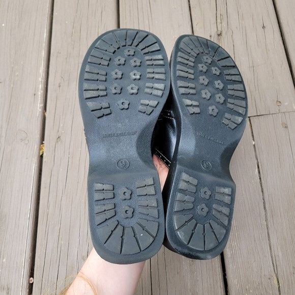 Other Vintage 90s y2k Bratz Black Faux Vegan Leather Chunky Heel P Size US 9 / IT 39 - 7 Thumbnail