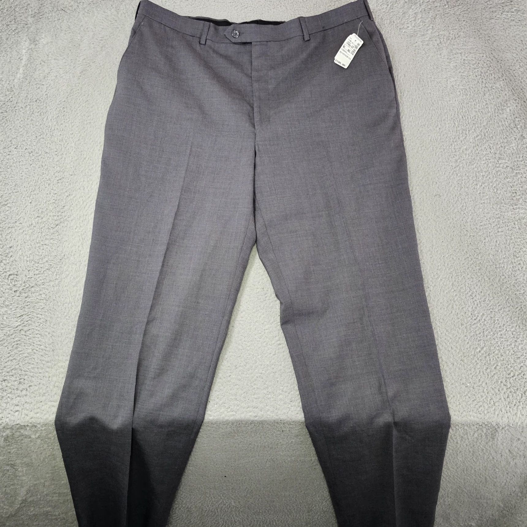 Jos. A. Bank Jos A Bank Pants Mens 40 Gray Traveler's Collection Wool Tailored Fit Unhemmed Size US 40 / EU 56 - 2 Thumbnail