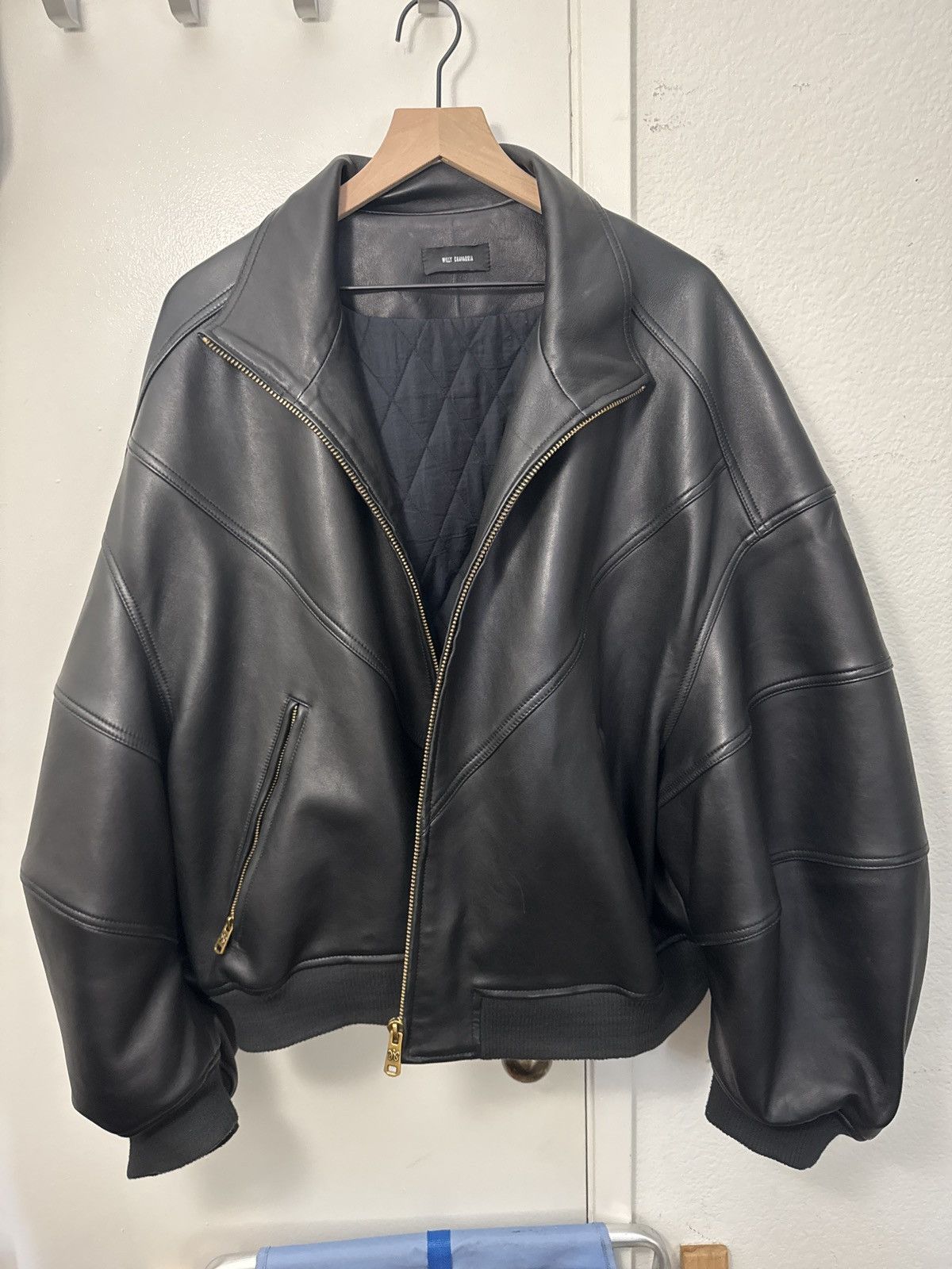 Willy Chavarria RUFF RIDER LEATHER JACKET Size US XL / EU 56 / 4 - 3 Thumbnail