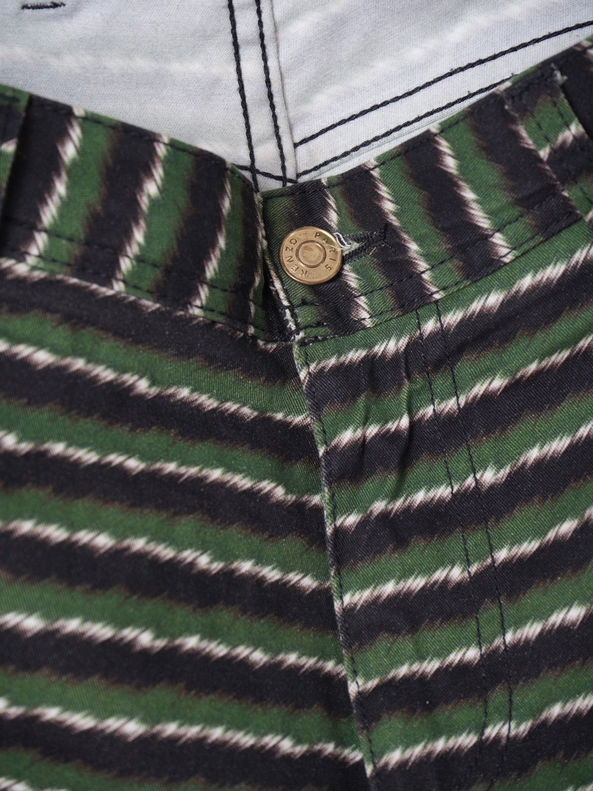 Kenzo Kenzo Paris Patterned Pants Stripeed Jungle fits 38 Size US 38 / EU 54 - 5 Thumbnail
