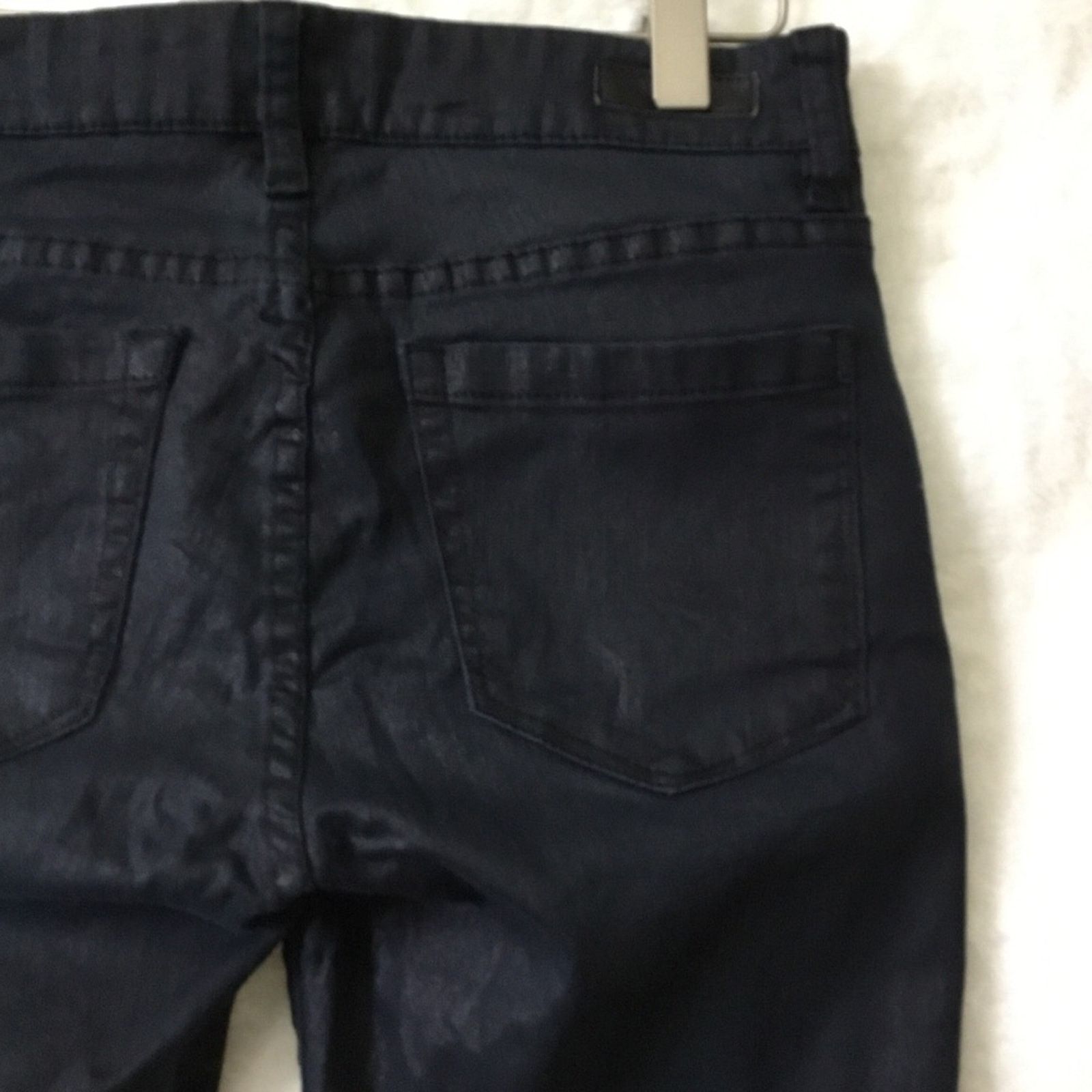 BLANKNYC Blank NYC Dark Gray Shimmer Stretch Skinny Jeans Size 28" / US 6 / IT 42 - 8 Thumbnail