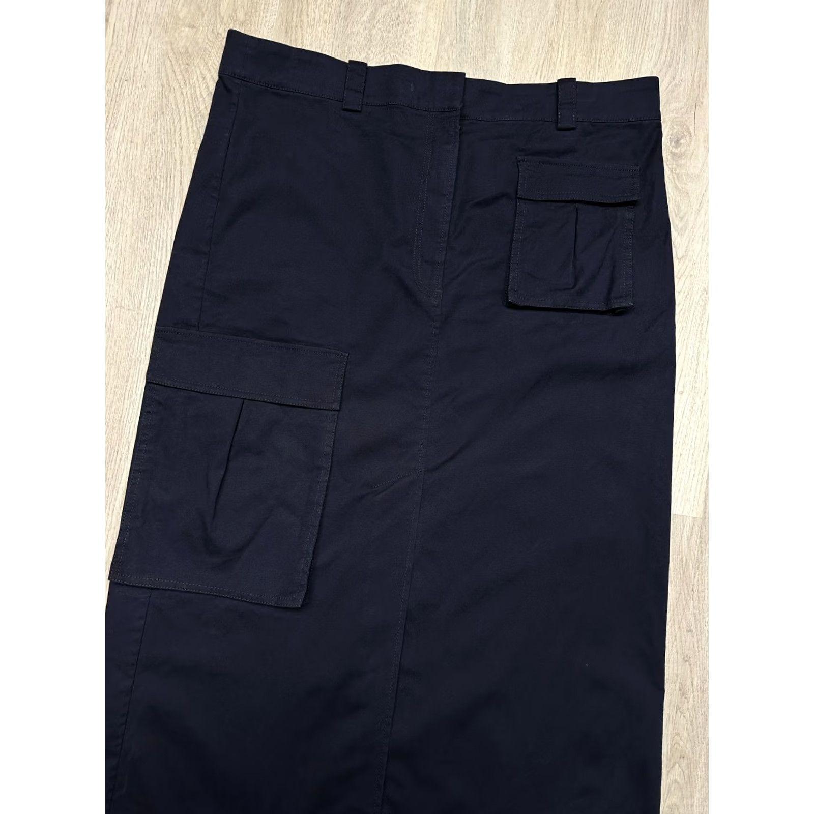 Cos COS Maxi Skirt Womens EUR 44 XS L Blue Cotton Long Skirt Country: N/A Size 36" / US 14 / IT 50 - 2 Thumbnail