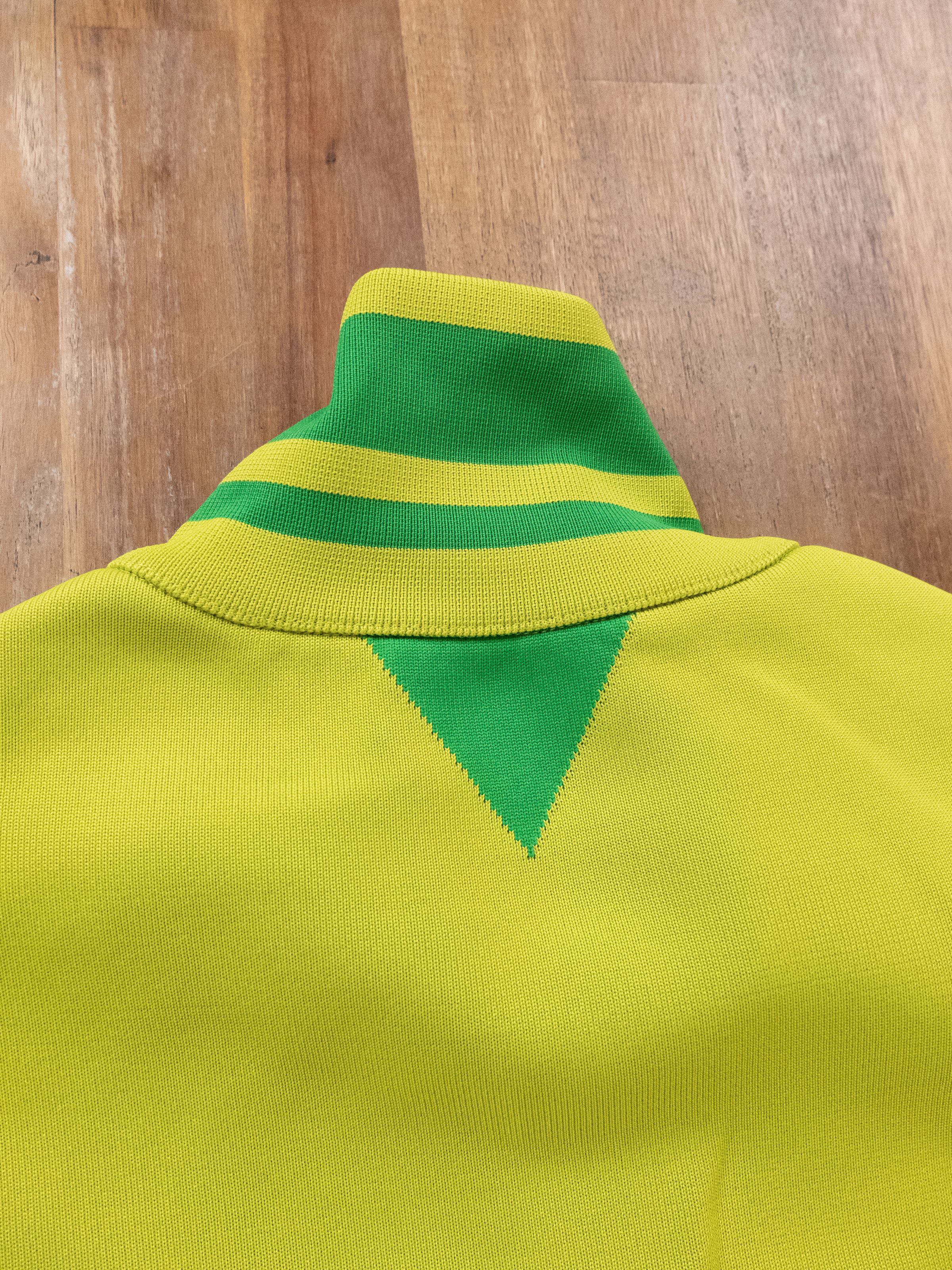 Bottega Veneta BOTTEGA VENETA green standing collar sweatshirt jacket q Size US M / EU 48-50 / 2 - 11 Thumbnail