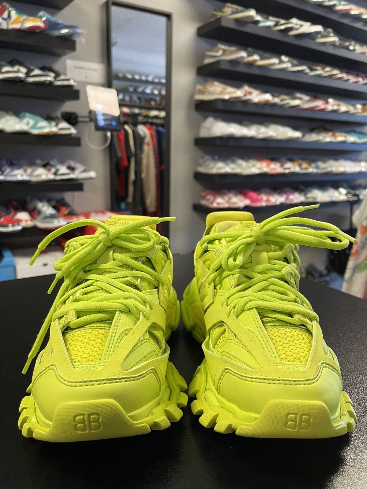 Balenciaga Size 6 - Balenciaga Track Trainer Lime Size US 6 / IT 36 - 2 Thumbnail