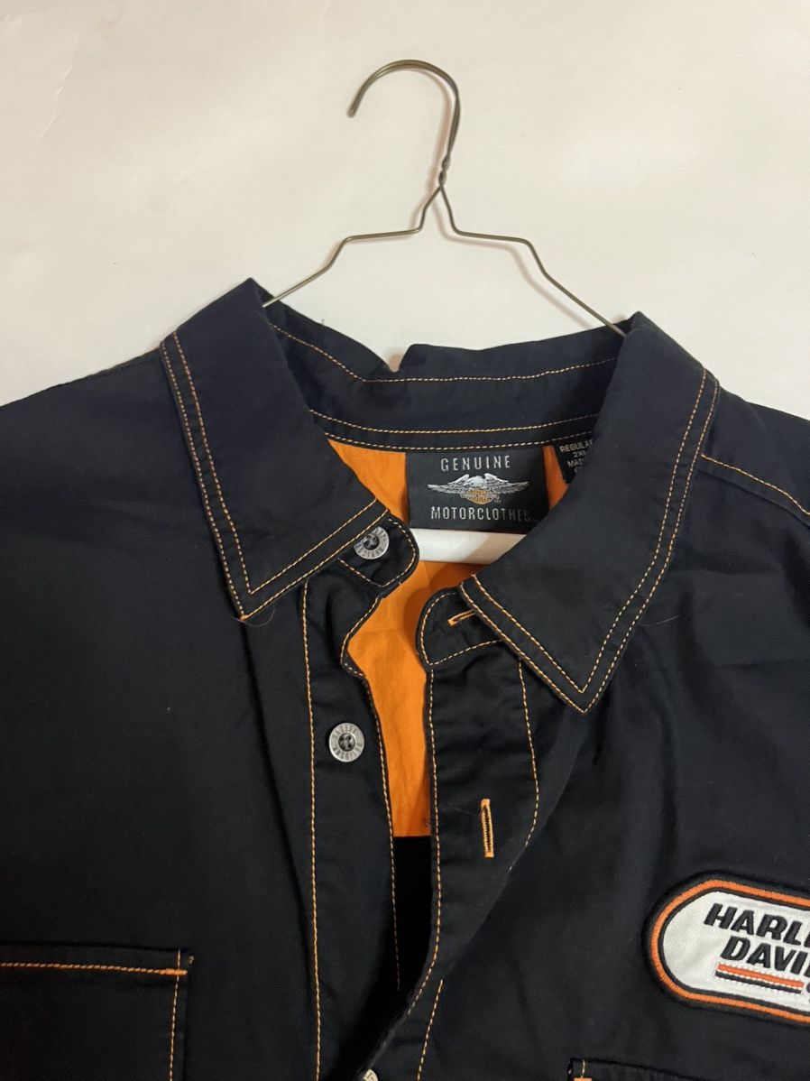 Harley Davidson × Vintage Harley Mechanic Shirt Contrast Stitched sz XXL Size US XXL / EU 58 / 5 - 5 Thumbnail