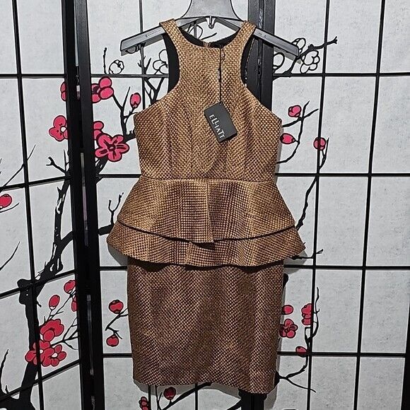 ELLIATT Elliatt Silhouette Peplum Dress Size XS NWT Size XS / US 0-2 / IT 36-38 - 1 Thumbnail
