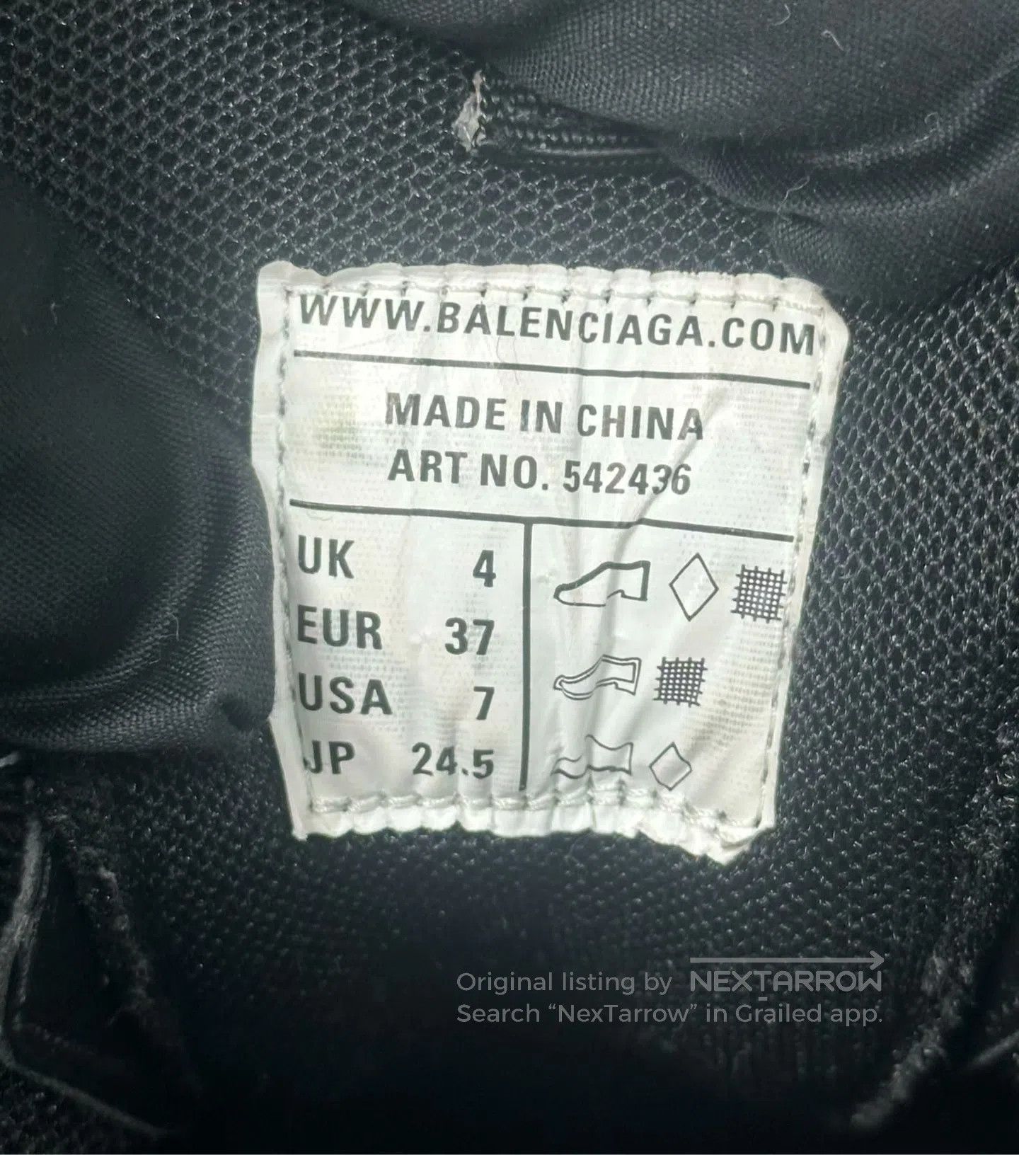 Balenciaga Balenciaga Black Track Dad Shoes| Size US 5 / EU 37 - 6 Thumbnail