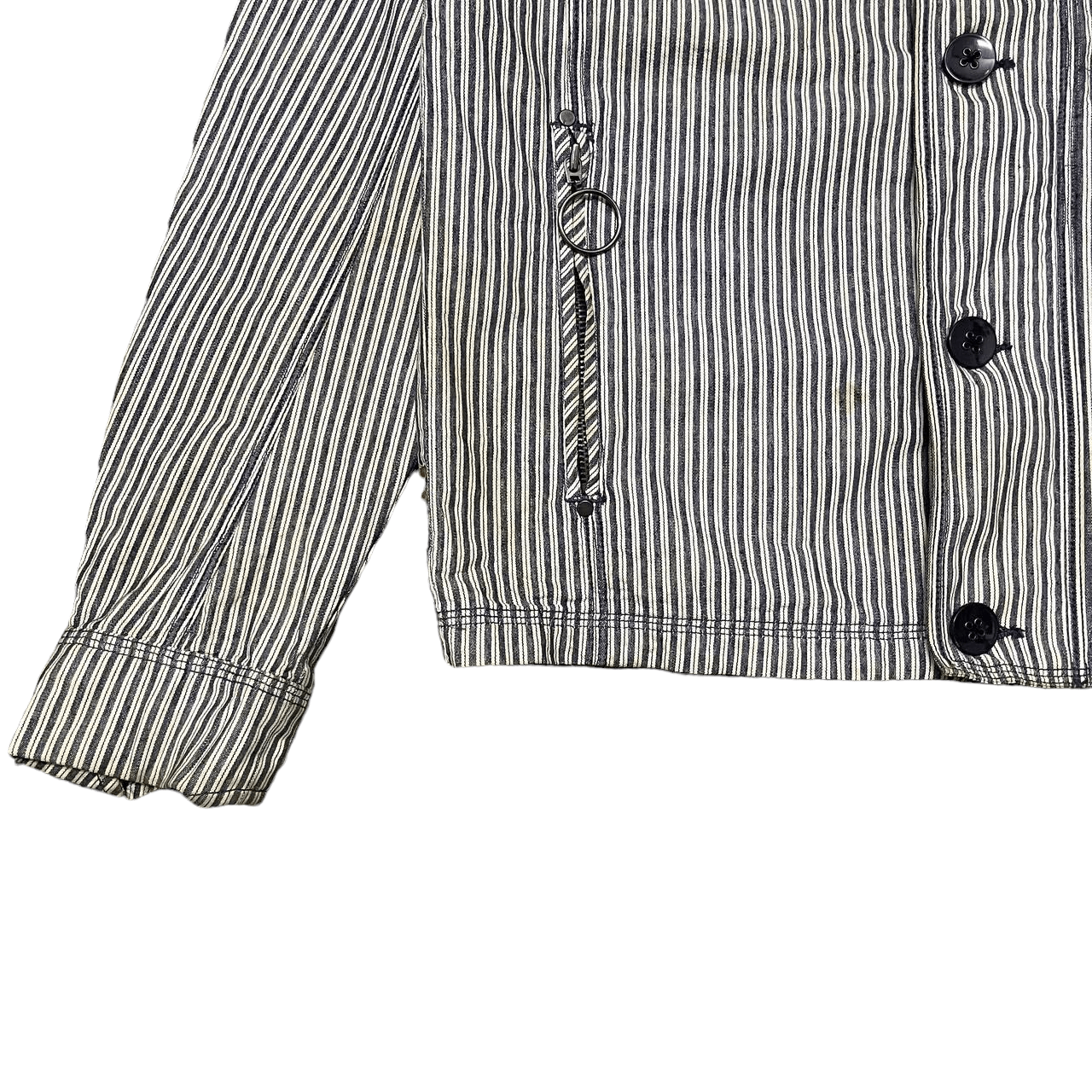 Triple 5 Soul Vintage Triple 5 Soul Hickory Stripe Multi Pocket Jacket Size US M / EU 48-50 / 2 - 3 Thumbnail