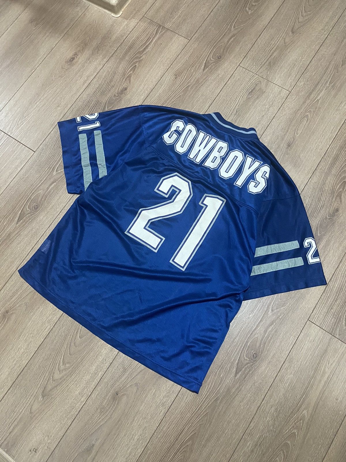 Other Dallas Cowboys Campri Jump Around Jersey Shirt 1996 NFL Size US XL / EU 56 / 4 - 1 Thumbnail