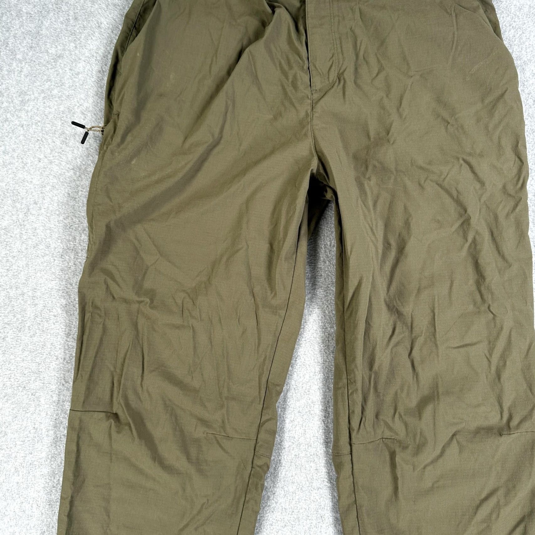 Vintage Backcountry Green Lightweight Womens 12 Straight Pants Elastic Waist Travel Hiking Casual Size 34" / US 12 / IT 48 - 5 Thumbnail