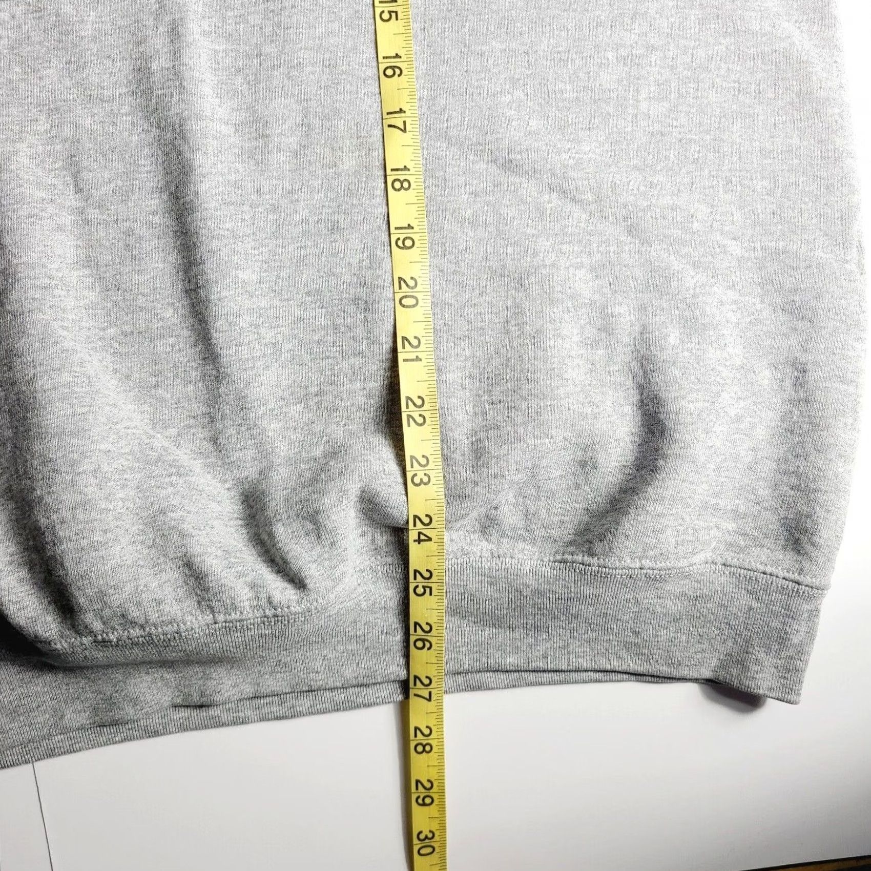 Fruit Of The Loom VINTAGE Fruit of the Loom Sweatshirt Mens Large Gray Crew Neck Pullover 90s Mens Size US L / EU 52-54 / 3 - 6 Thumbnail