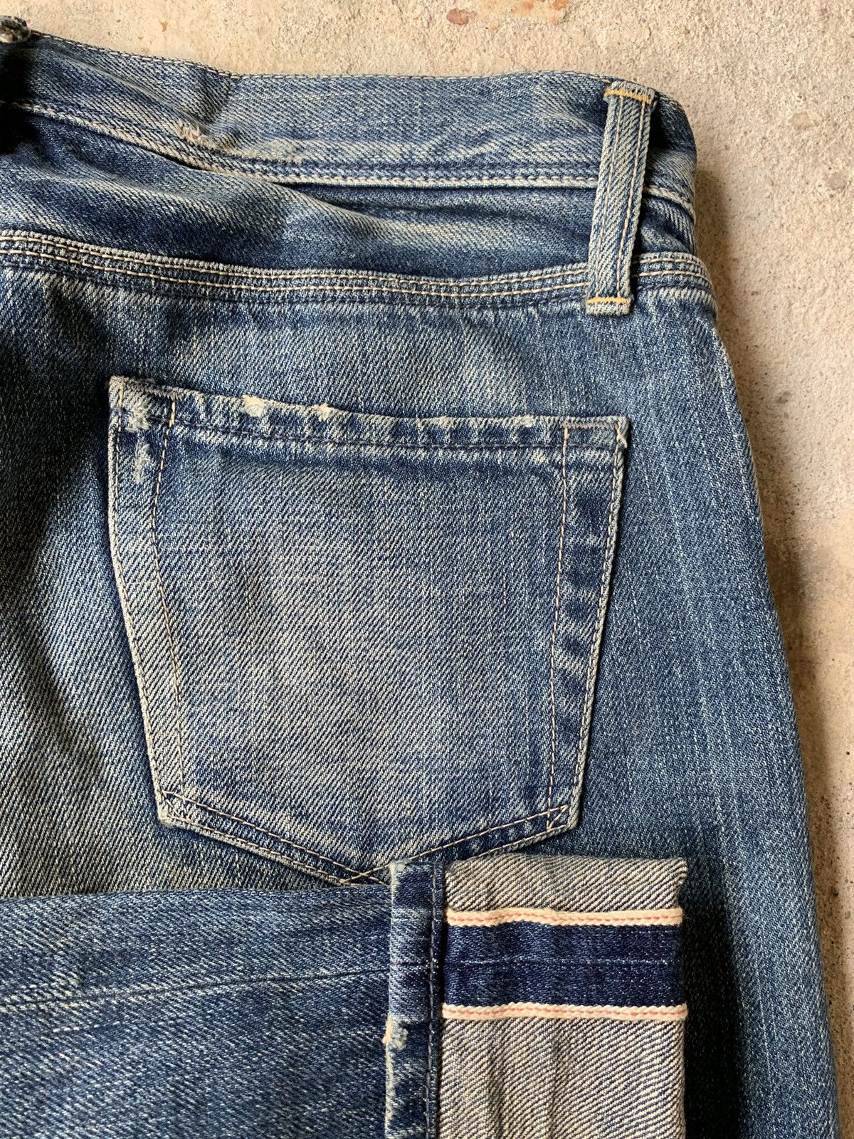 Japanese Brand Munich Hidden Gem Selvedge Distressed Denim Size US 30 / EU 46 - 3 Thumbnail
