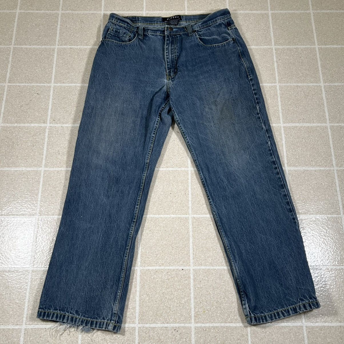 Other Vintage Y2K Embroidered Blue Denim Jeans Baggy Men’s Size 34 Size US 34 / EU 50 - 6 Thumbnail