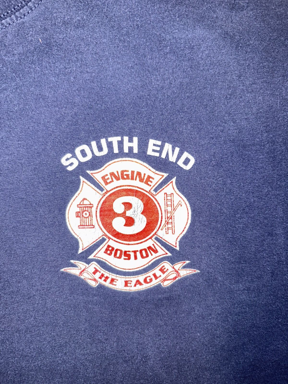 Vintage Vintage Boston Strong Engine 3 South End Fire Dept Tee Size US L / EU 52-54 / 3 - 6 Thumbnail