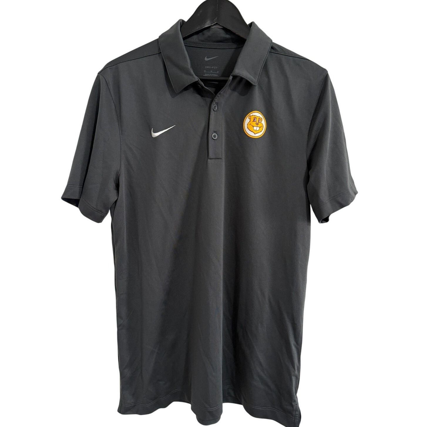 Nike Minnesota Gophers Gray Nike Dri-Fit Polo Size Medium Size US M / EU 48-50 / 2 - 1 Thumbnail